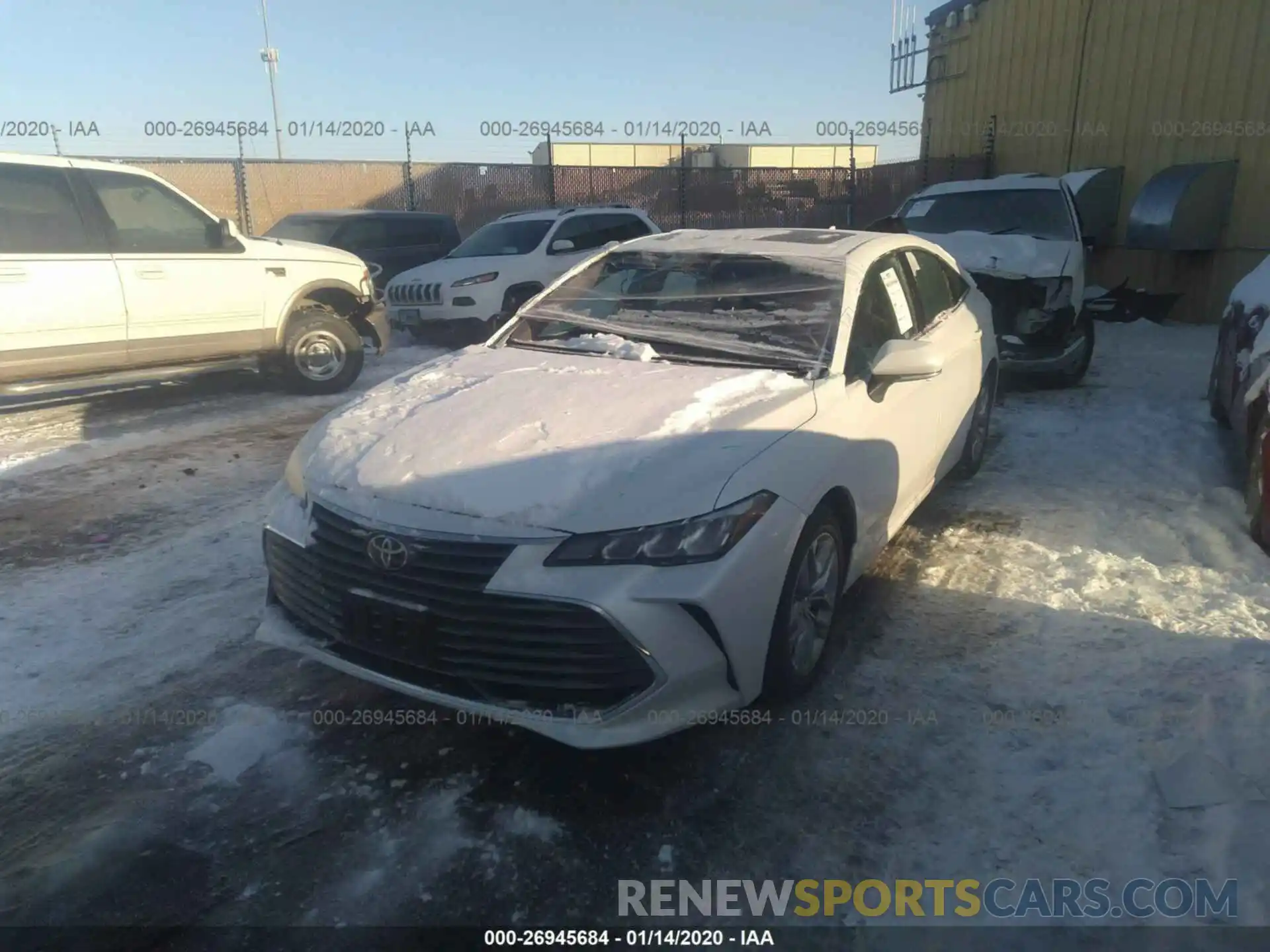 2 Photograph of a damaged car 4T1BZ1FB8KU010831 TOYOTA AVALON 2019