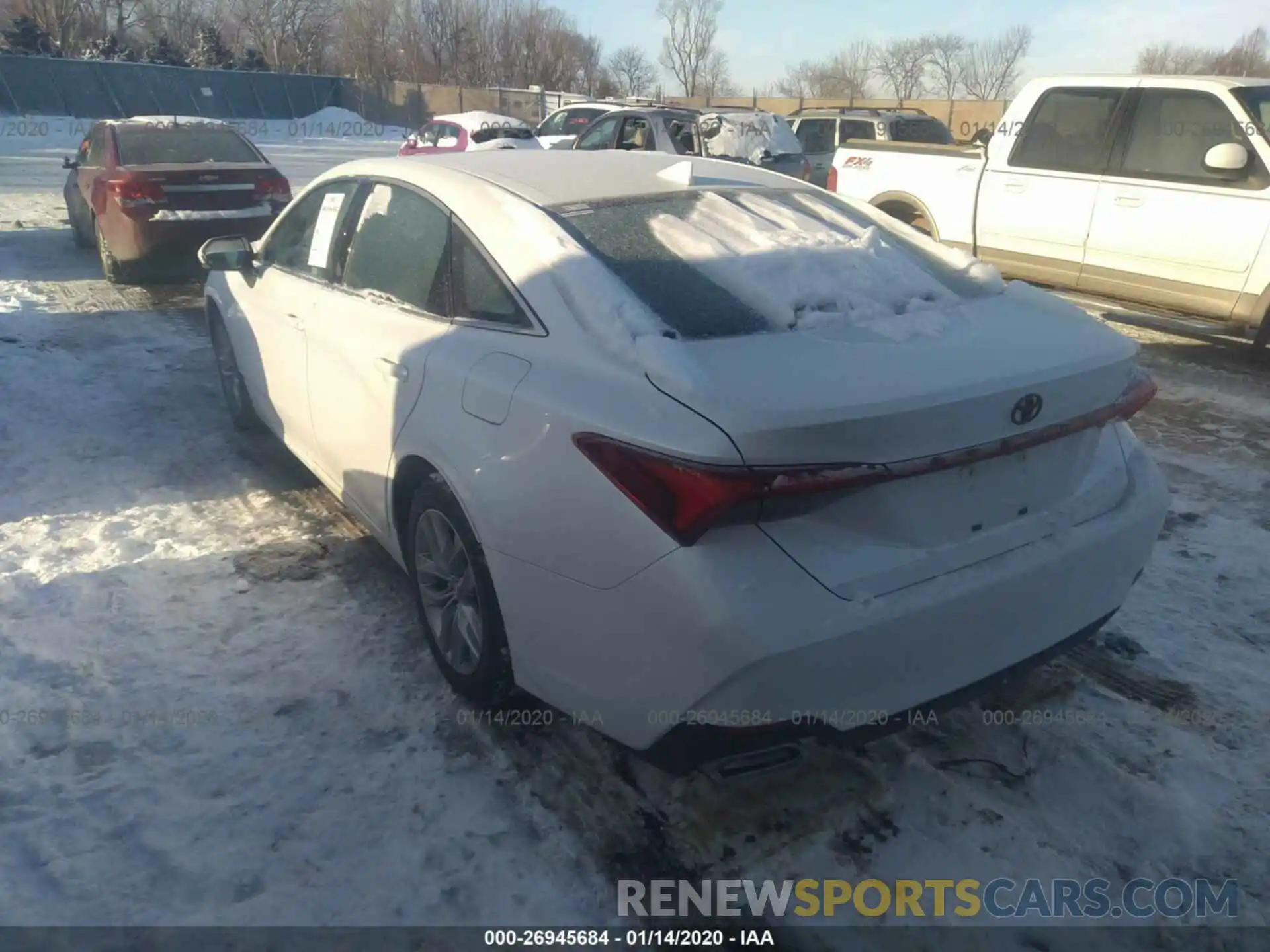 3 Photograph of a damaged car 4T1BZ1FB8KU010831 TOYOTA AVALON 2019