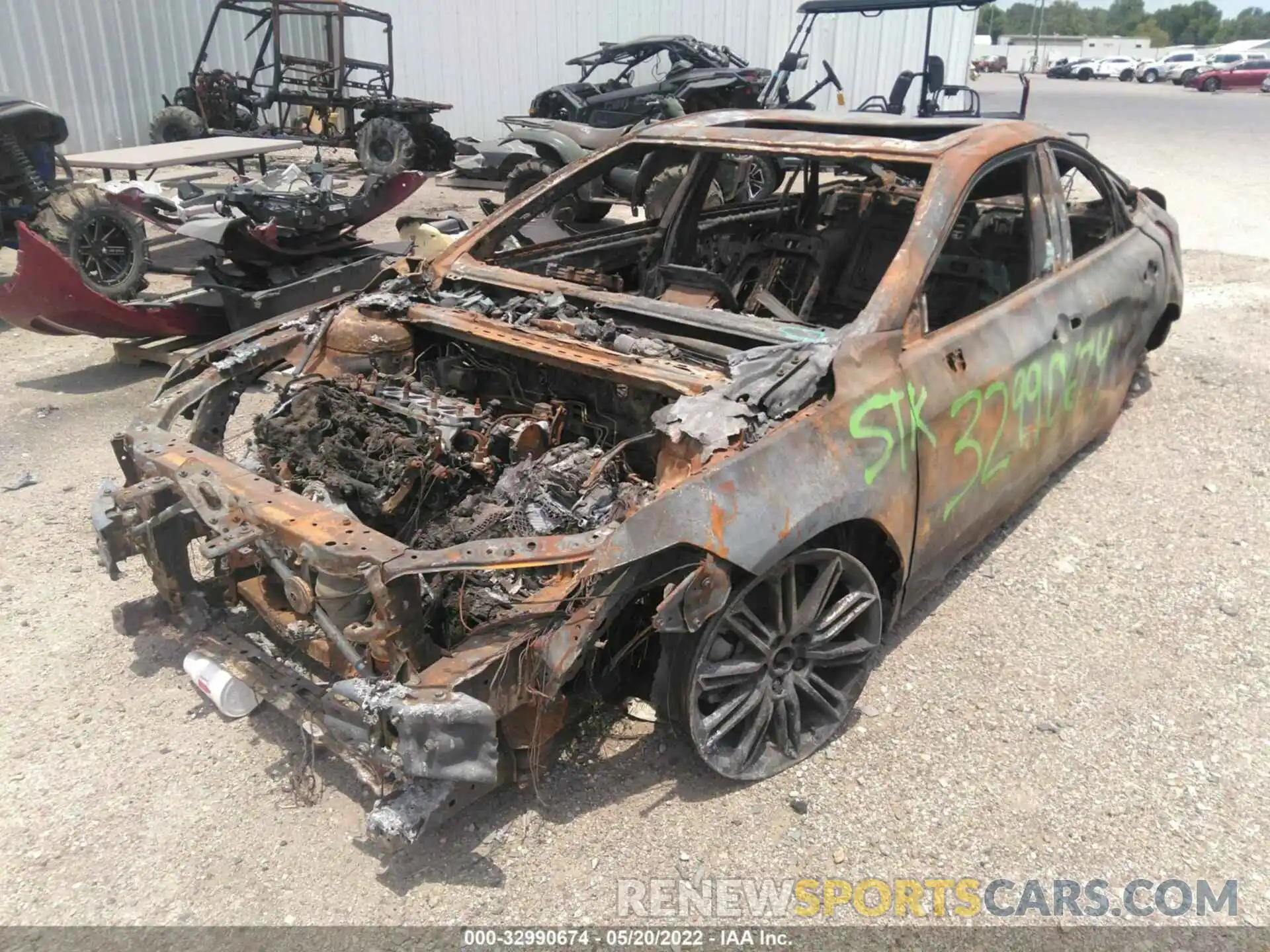 2 Photograph of a damaged car 4T1BZ1FB8KU020419 TOYOTA AVALON 2019