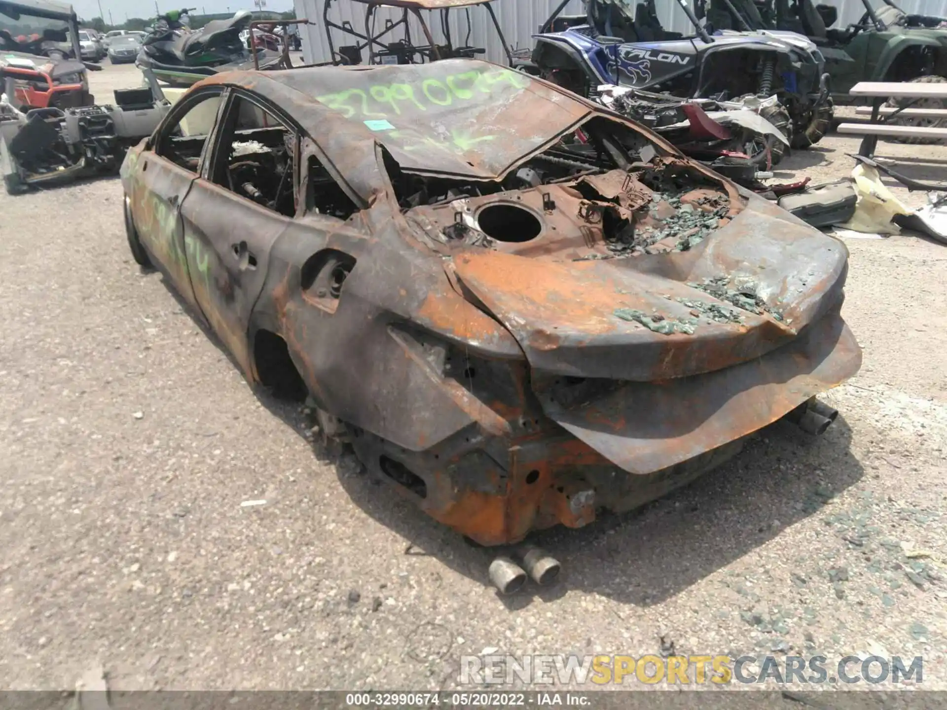 3 Photograph of a damaged car 4T1BZ1FB8KU020419 TOYOTA AVALON 2019