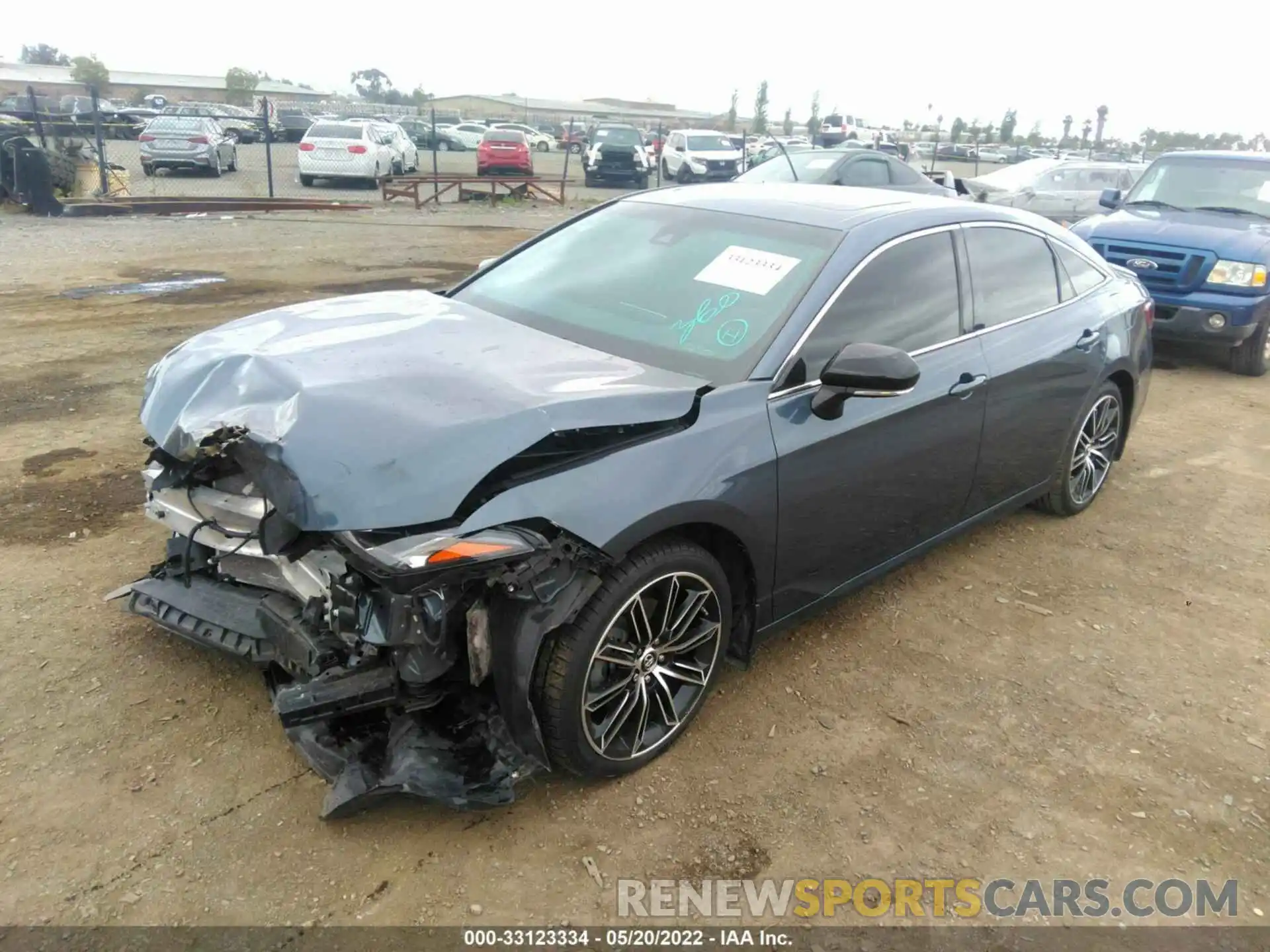 2 Photograph of a damaged car 4T1BZ1FB8KU021246 TOYOTA AVALON 2019