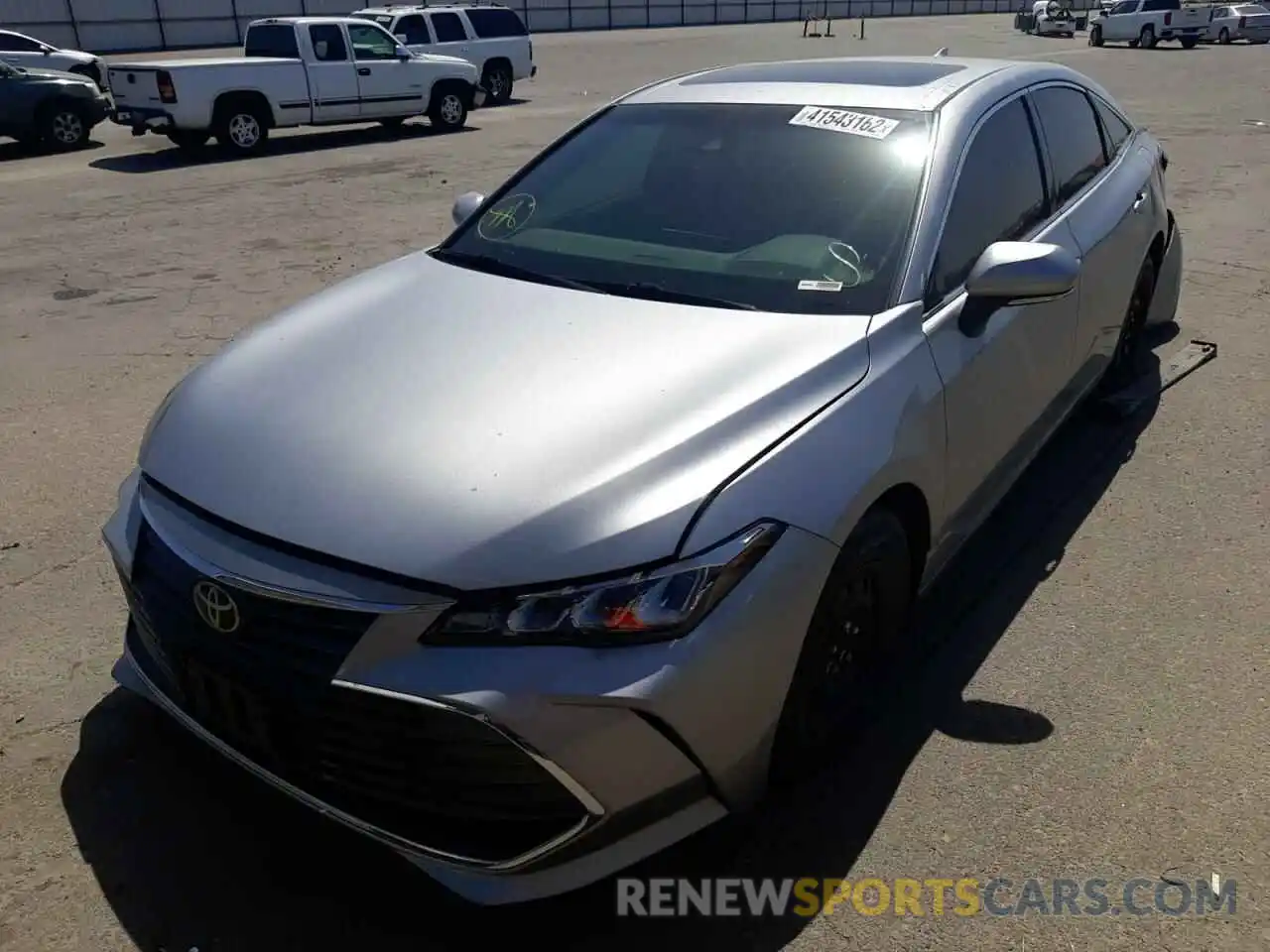 2 Photograph of a damaged car 4T1BZ1FB8KU022347 TOYOTA AVALON 2019