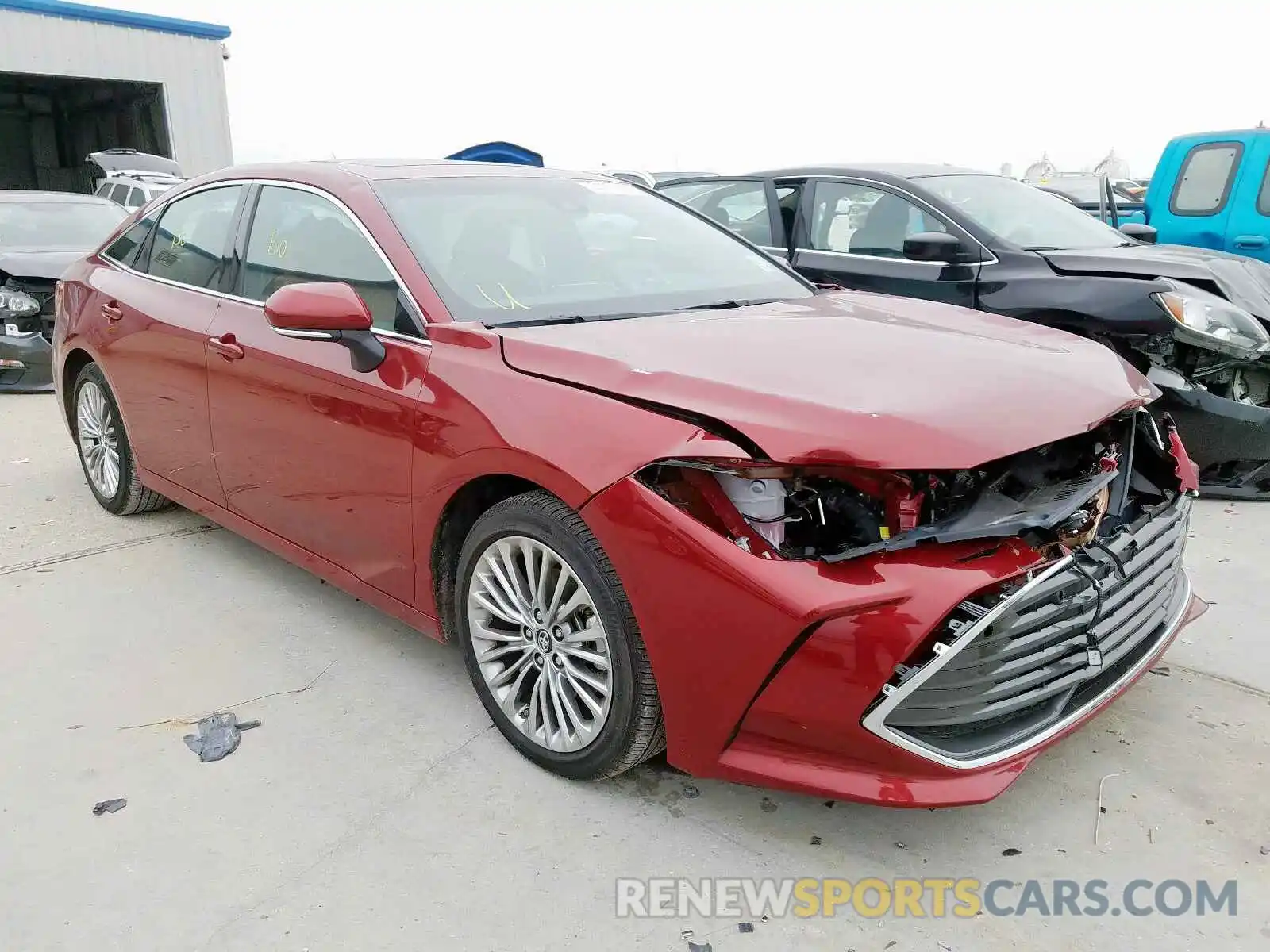 1 Photograph of a damaged car 4T1BZ1FB8KU025460 TOYOTA AVALON 2019