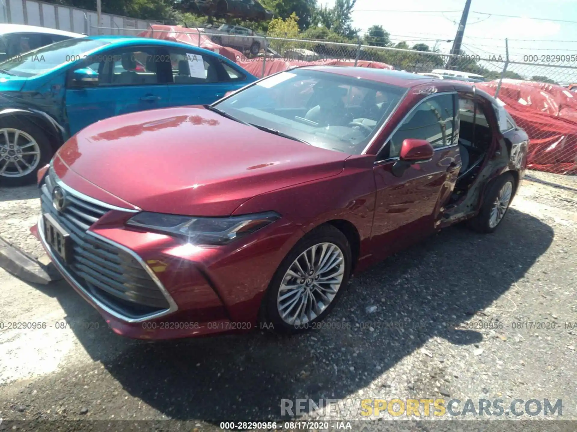 2 Photograph of a damaged car 4T1BZ1FB8KU028116 TOYOTA AVALON 2019