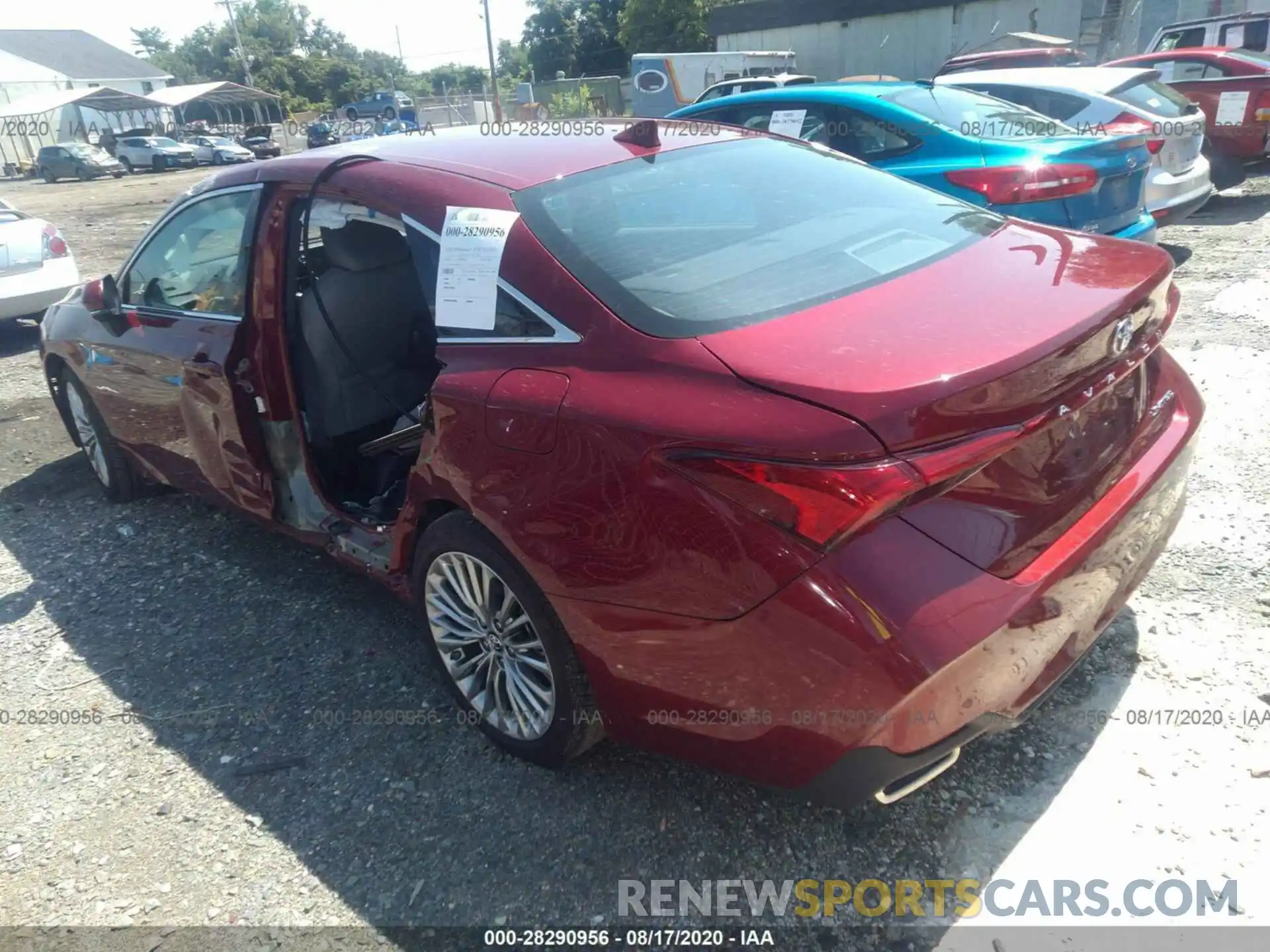 3 Photograph of a damaged car 4T1BZ1FB8KU028116 TOYOTA AVALON 2019