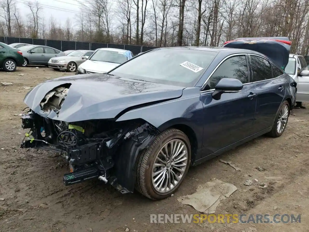 2 Фотография поврежденного автомобиля 4T1BZ1FB8KU033929 TOYOTA AVALON 2019