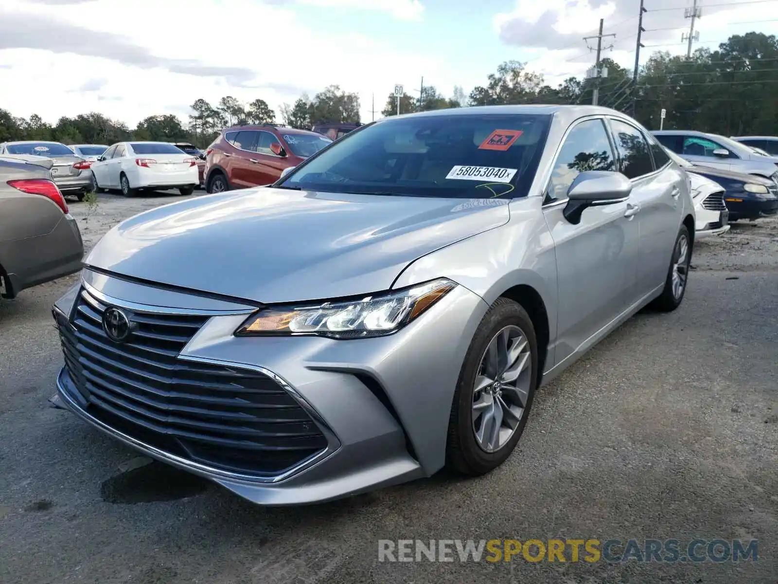 2 Photograph of a damaged car 4T1BZ1FB8KU038516 TOYOTA AVALON 2019