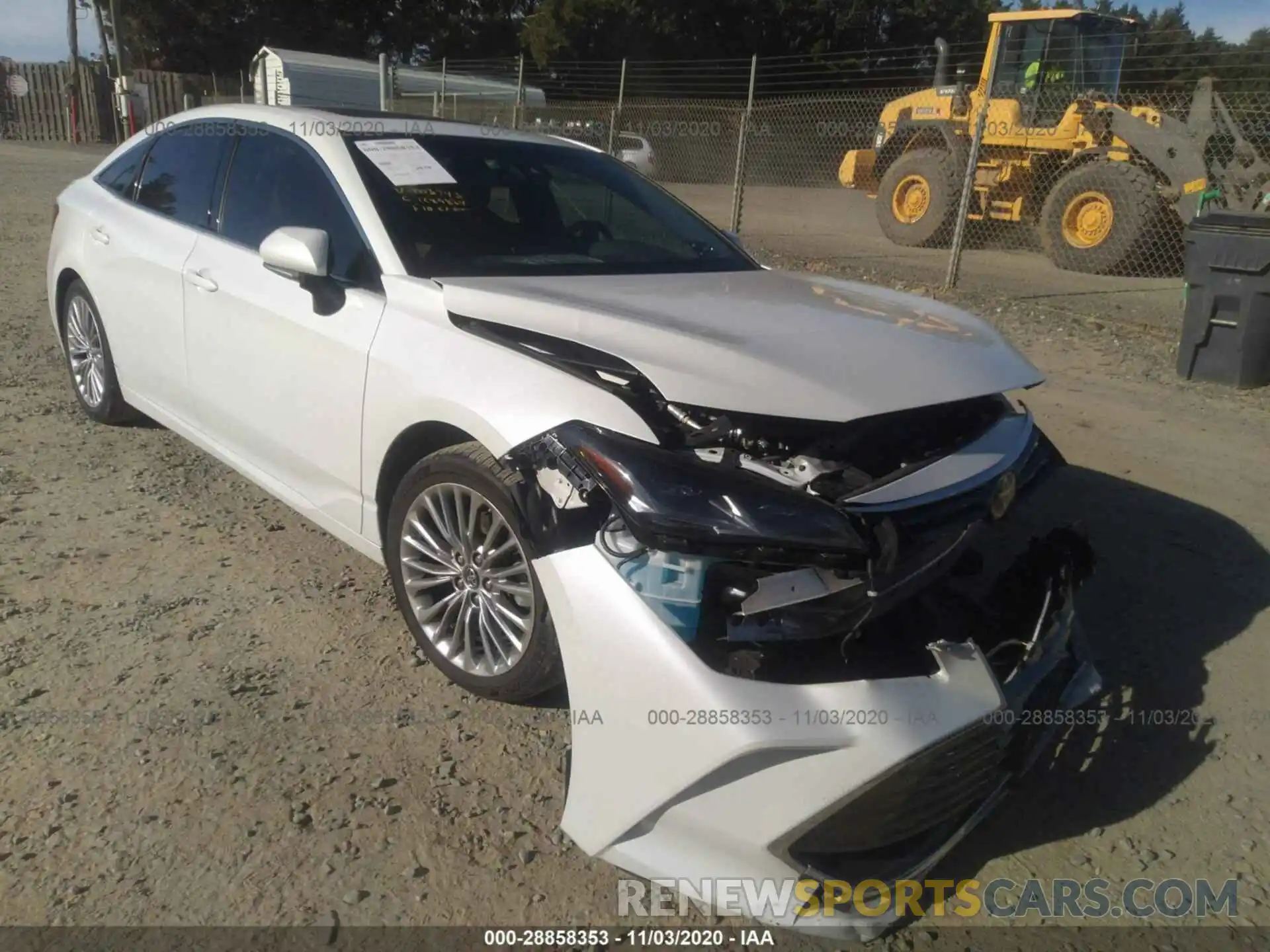 1 Photograph of a damaged car 4T1BZ1FB9KU003743 TOYOTA AVALON 2019