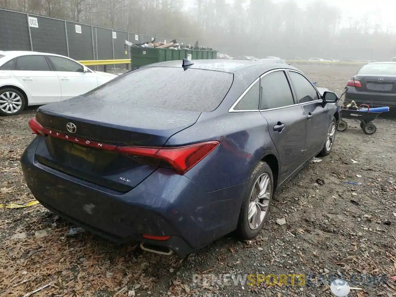 4 Фотография поврежденного автомобиля 4T1BZ1FB9KU005668 TOYOTA AVALON 2019