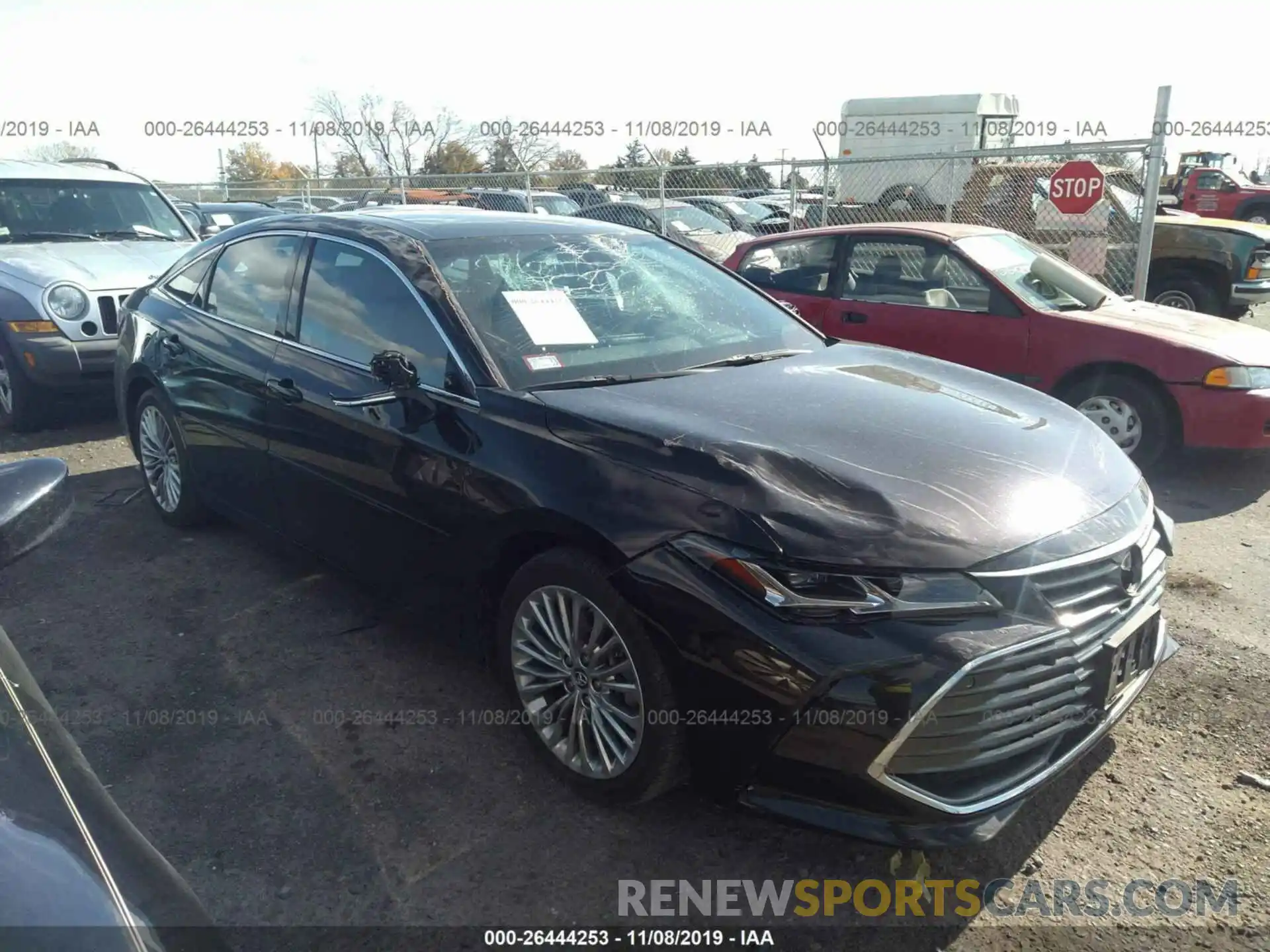 1 Photograph of a damaged car 4T1BZ1FB9KU012992 TOYOTA AVALON 2019