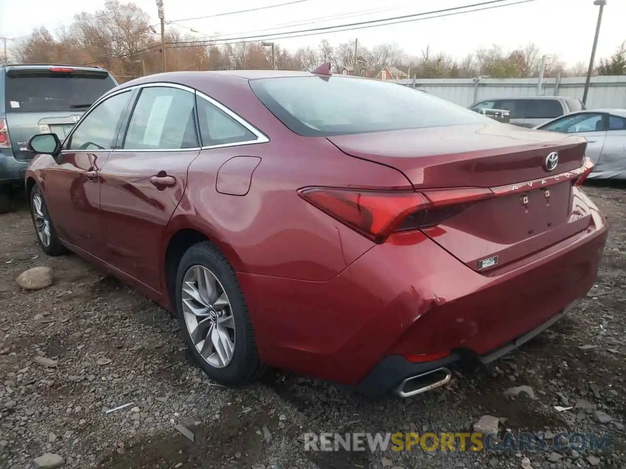 3 Photograph of a damaged car 4T1BZ1FB9KU016797 TOYOTA AVALON 2019