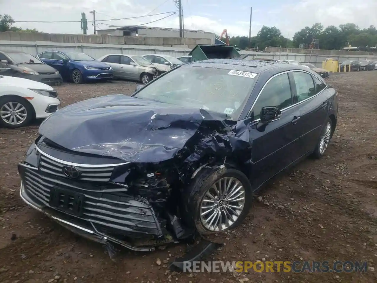 2 Photograph of a damaged car 4T1BZ1FB9KU019702 TOYOTA AVALON 2019