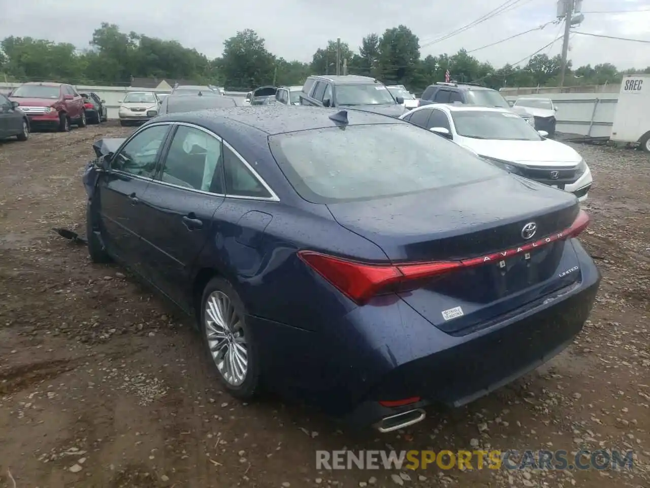 3 Photograph of a damaged car 4T1BZ1FB9KU019702 TOYOTA AVALON 2019