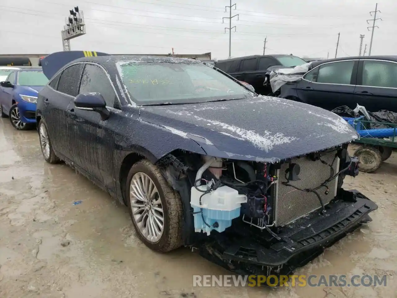 1 Photograph of a damaged car 4T1BZ1FB9KU019814 TOYOTA AVALON 2019