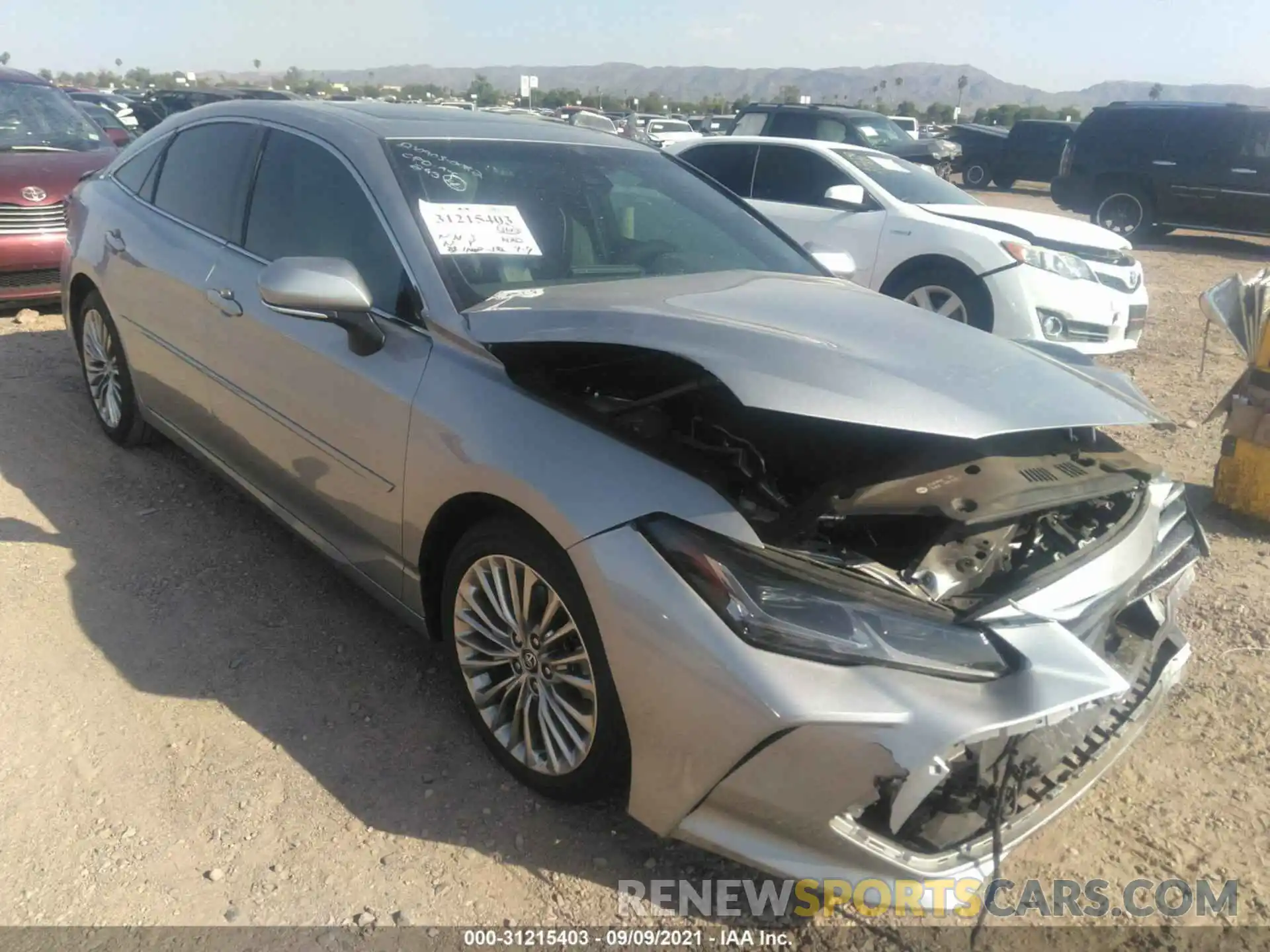 1 Photograph of a damaged car 4T1BZ1FB9KU024334 TOYOTA AVALON 2019