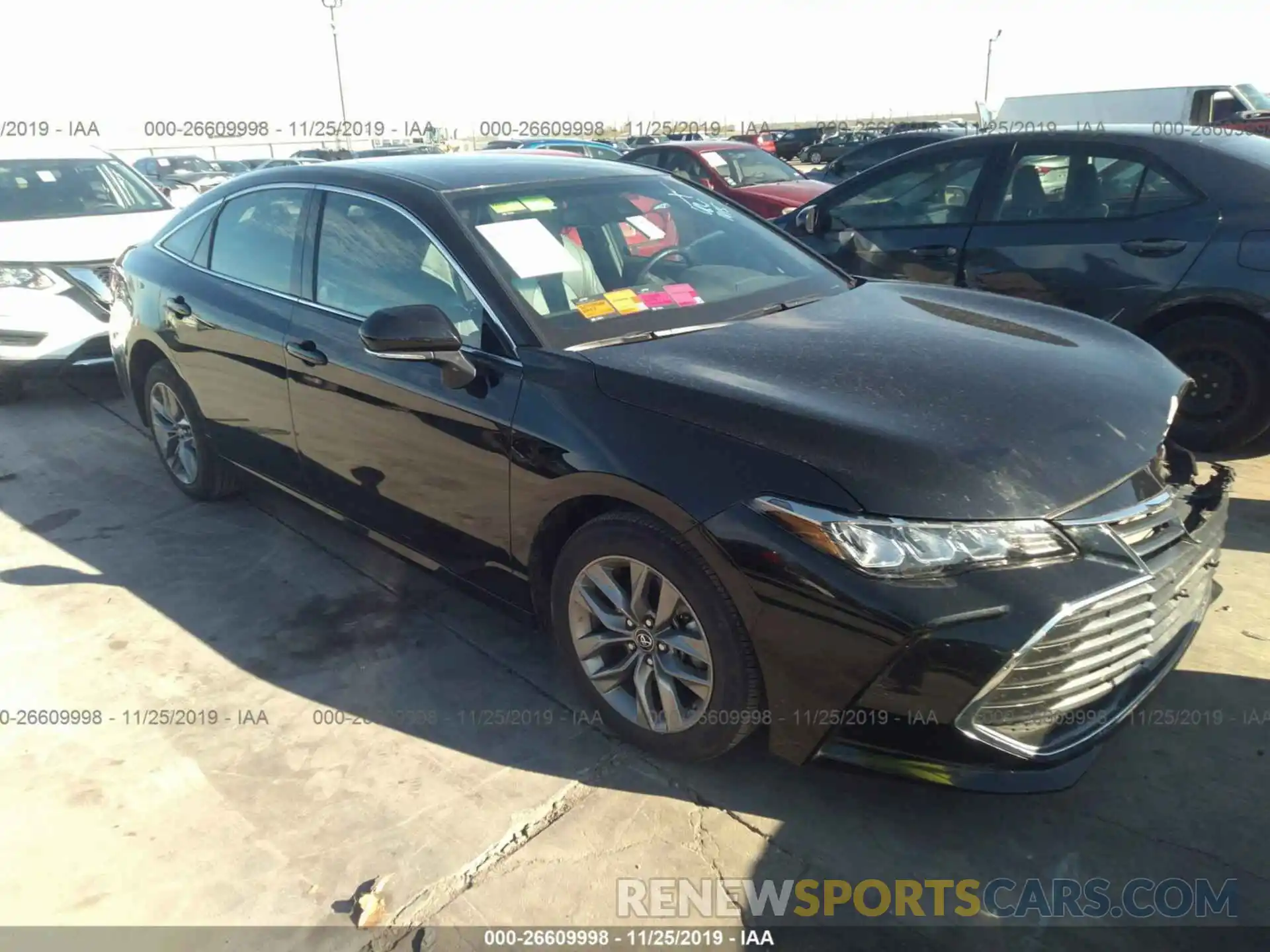 1 Photograph of a damaged car 4T1BZ1FB9KU033048 TOYOTA AVALON 2019