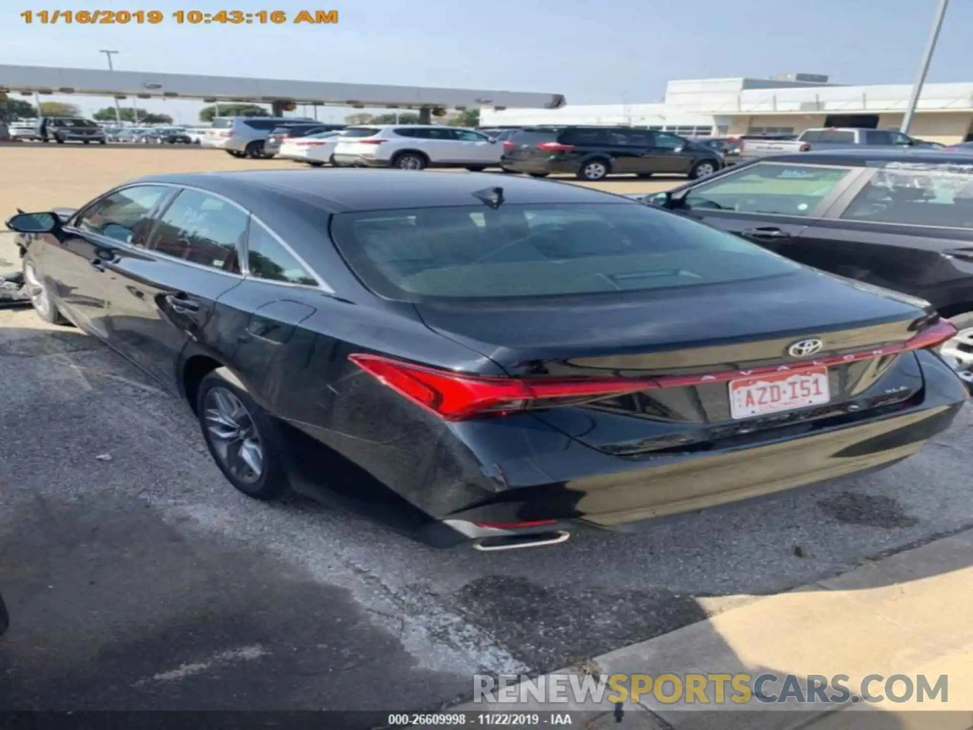 15 Photograph of a damaged car 4T1BZ1FB9KU033048 TOYOTA AVALON 2019