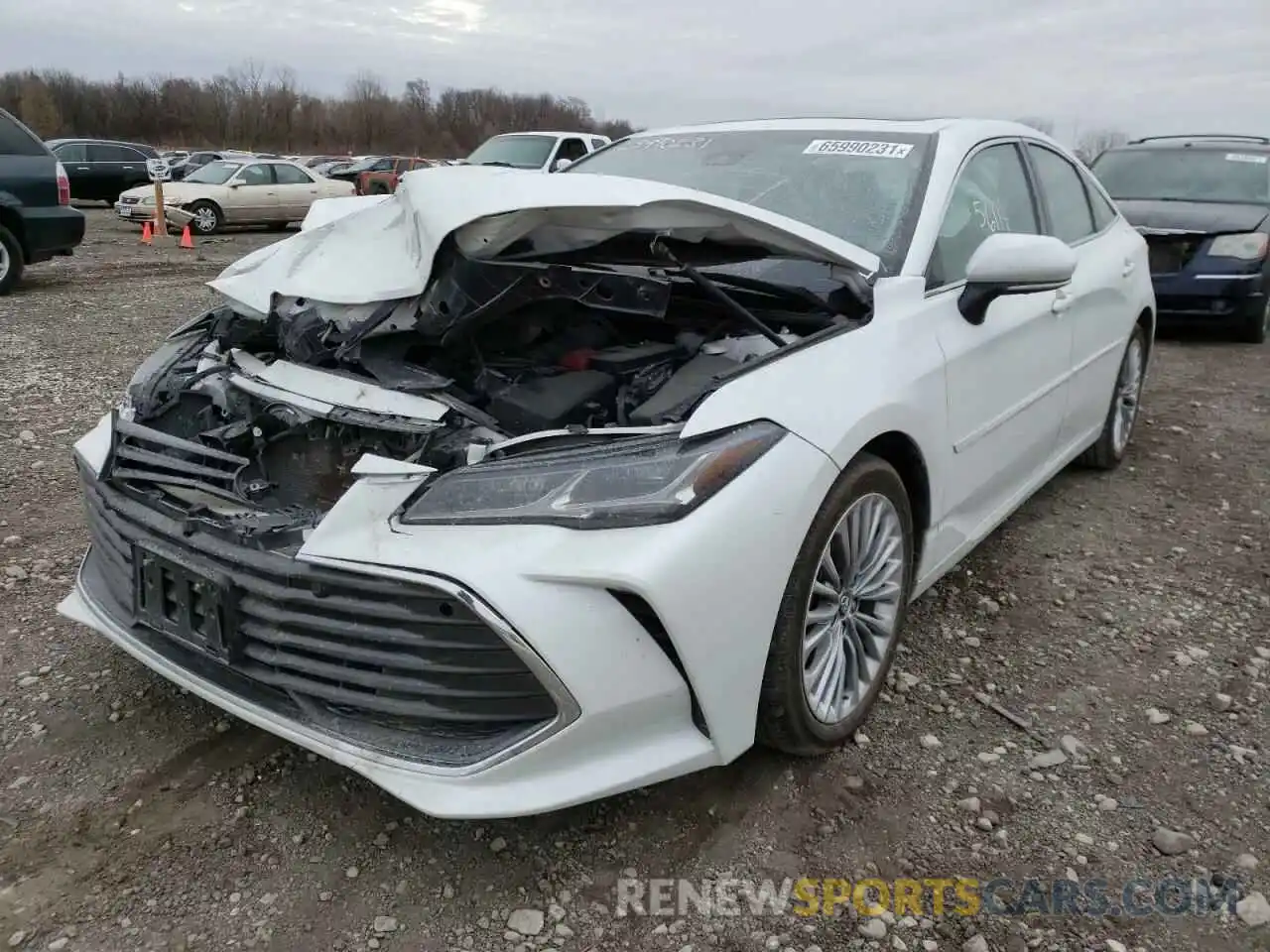 2 Фотография поврежденного автомобиля 4T1BZ1FB9KU033325 TOYOTA AVALON 2019