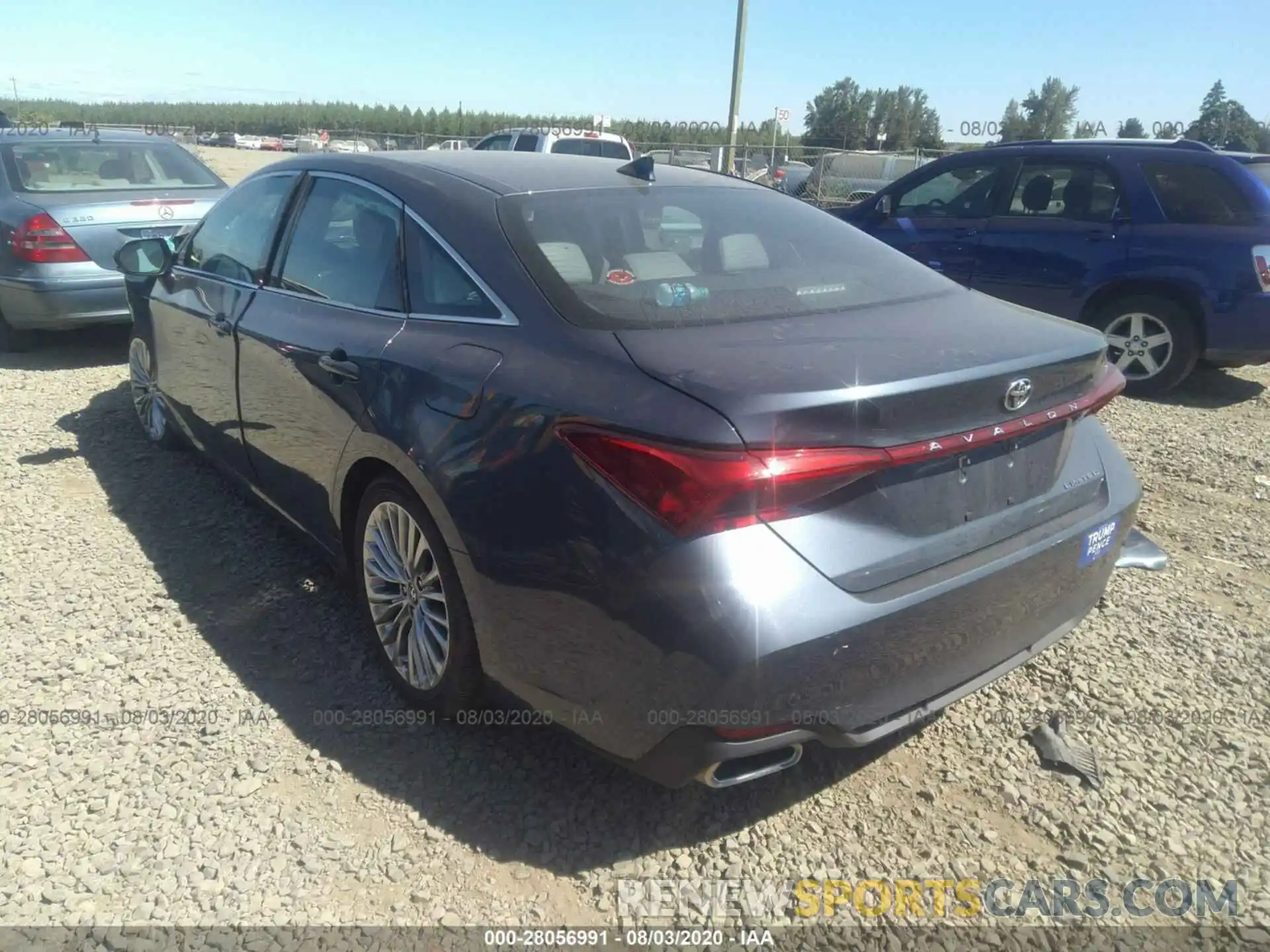 3 Photograph of a damaged car 4T1BZ1FBXKU001449 TOYOTA AVALON 2019