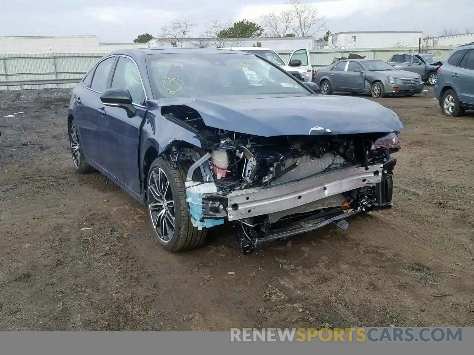 1 Photograph of a damaged car 4T1BZ1FBXKU006215 TOYOTA AVALON 2019