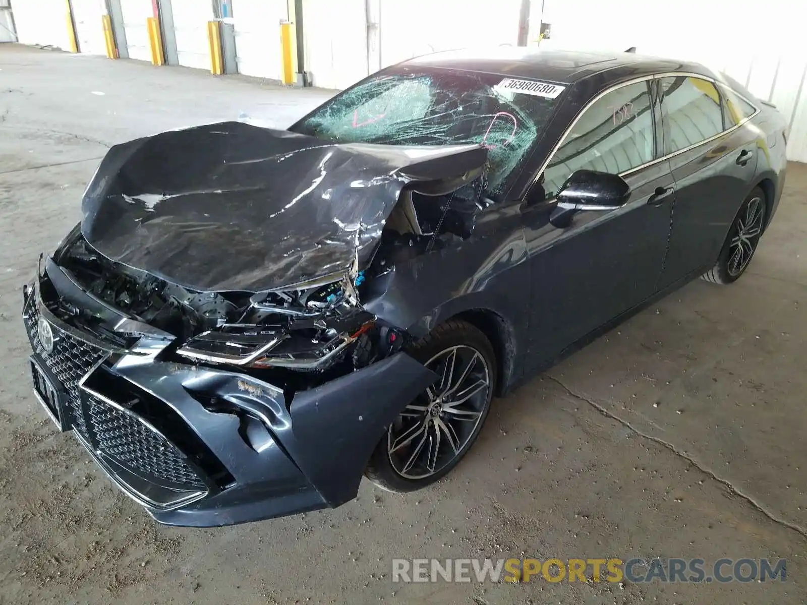 2 Photograph of a damaged car 4T1BZ1FBXKU006392 TOYOTA AVALON 2019