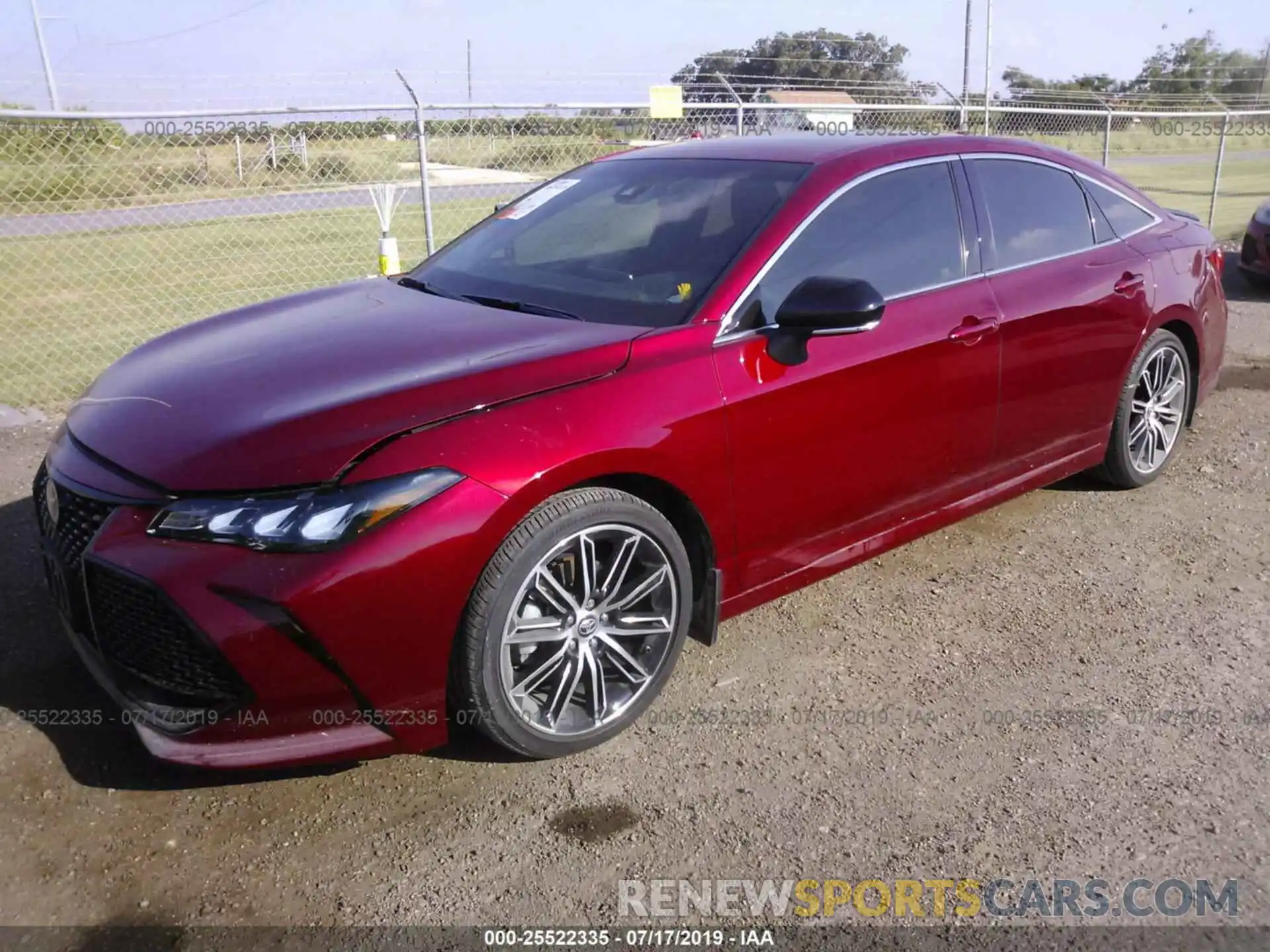 2 Photograph of a damaged car 4T1BZ1FBXKU009874 TOYOTA AVALON 2019