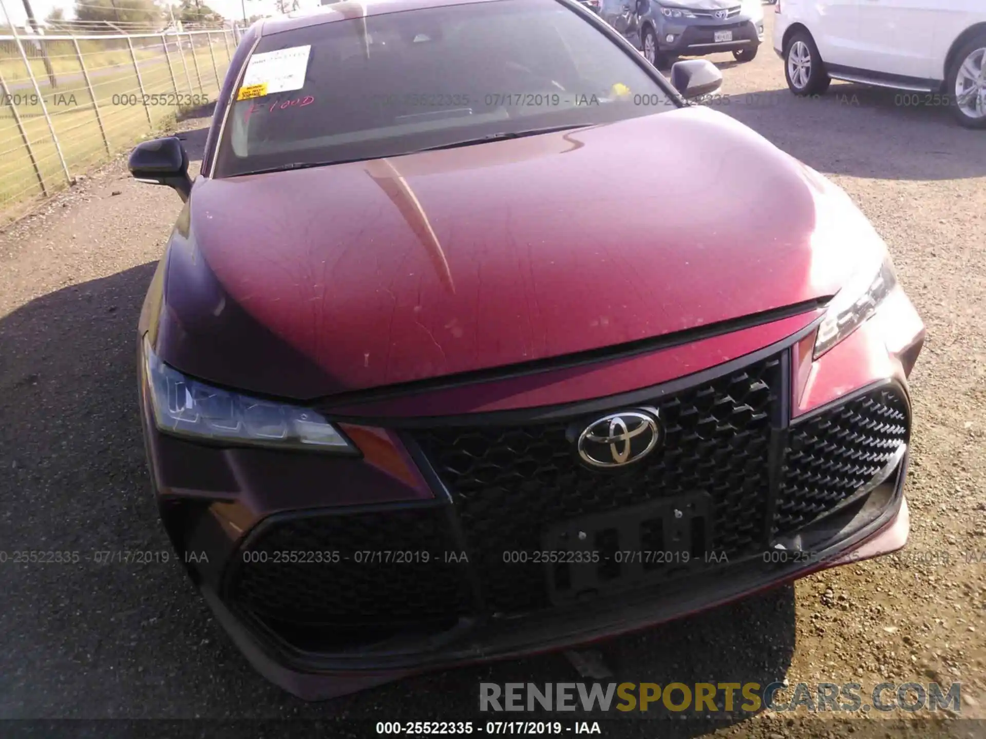 6 Photograph of a damaged car 4T1BZ1FBXKU009874 TOYOTA AVALON 2019