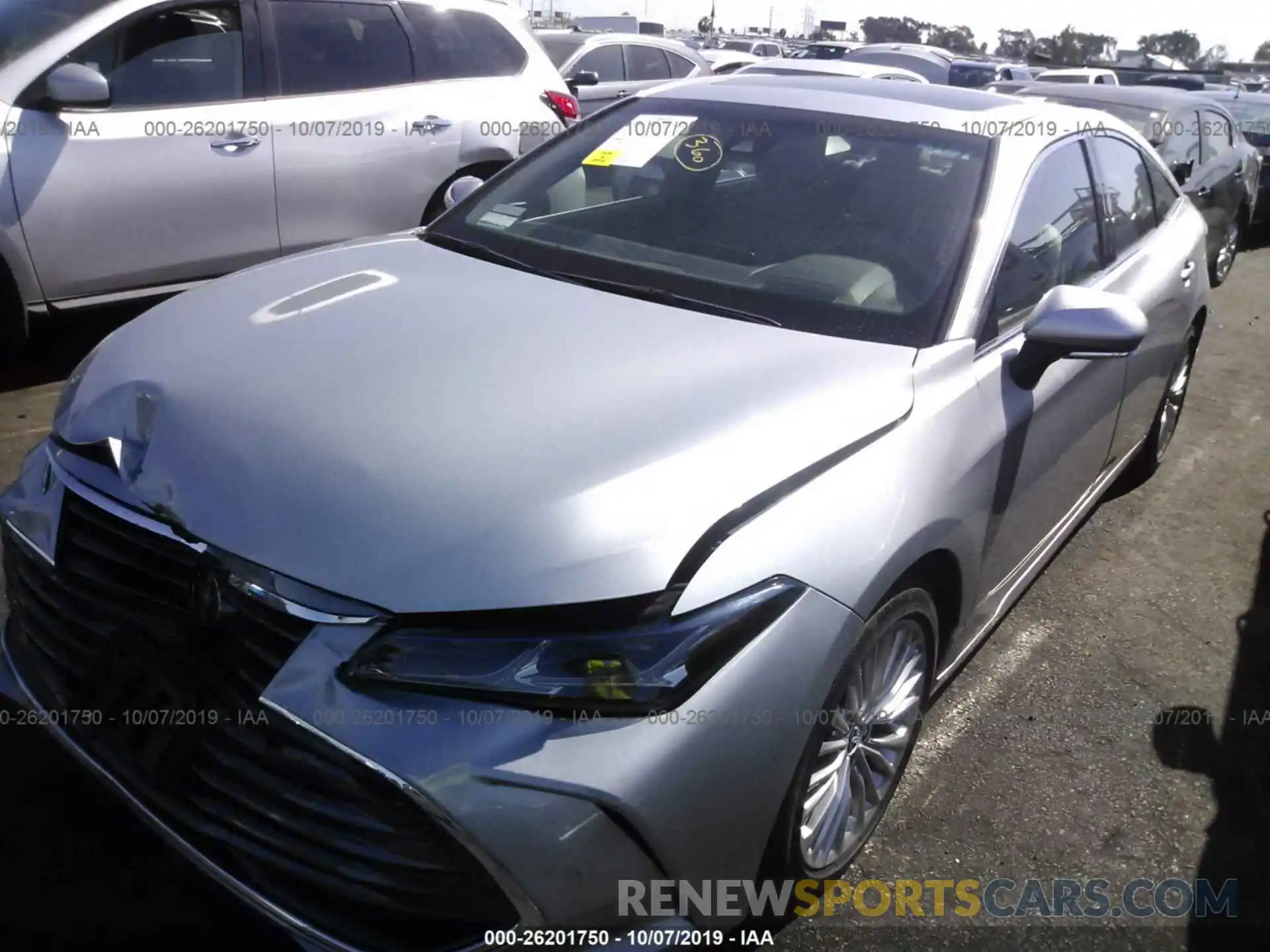 2 Photograph of a damaged car 4T1BZ1FBXKU012094 TOYOTA AVALON 2019