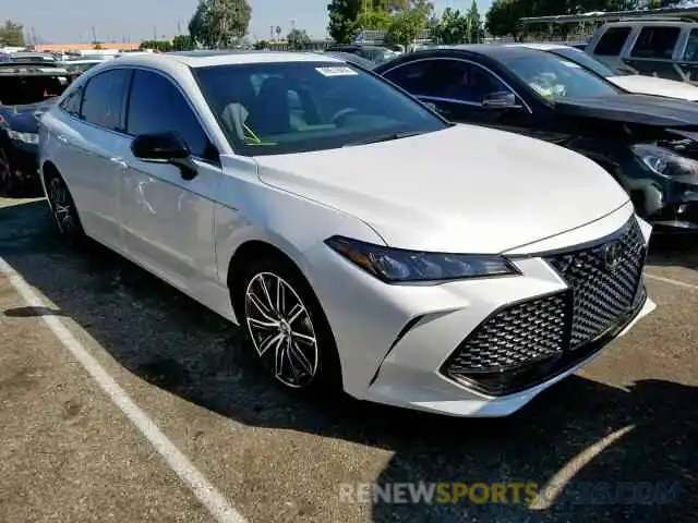 1 Photograph of a damaged car 4T1BZ1FBXKU012614 TOYOTA AVALON 2019