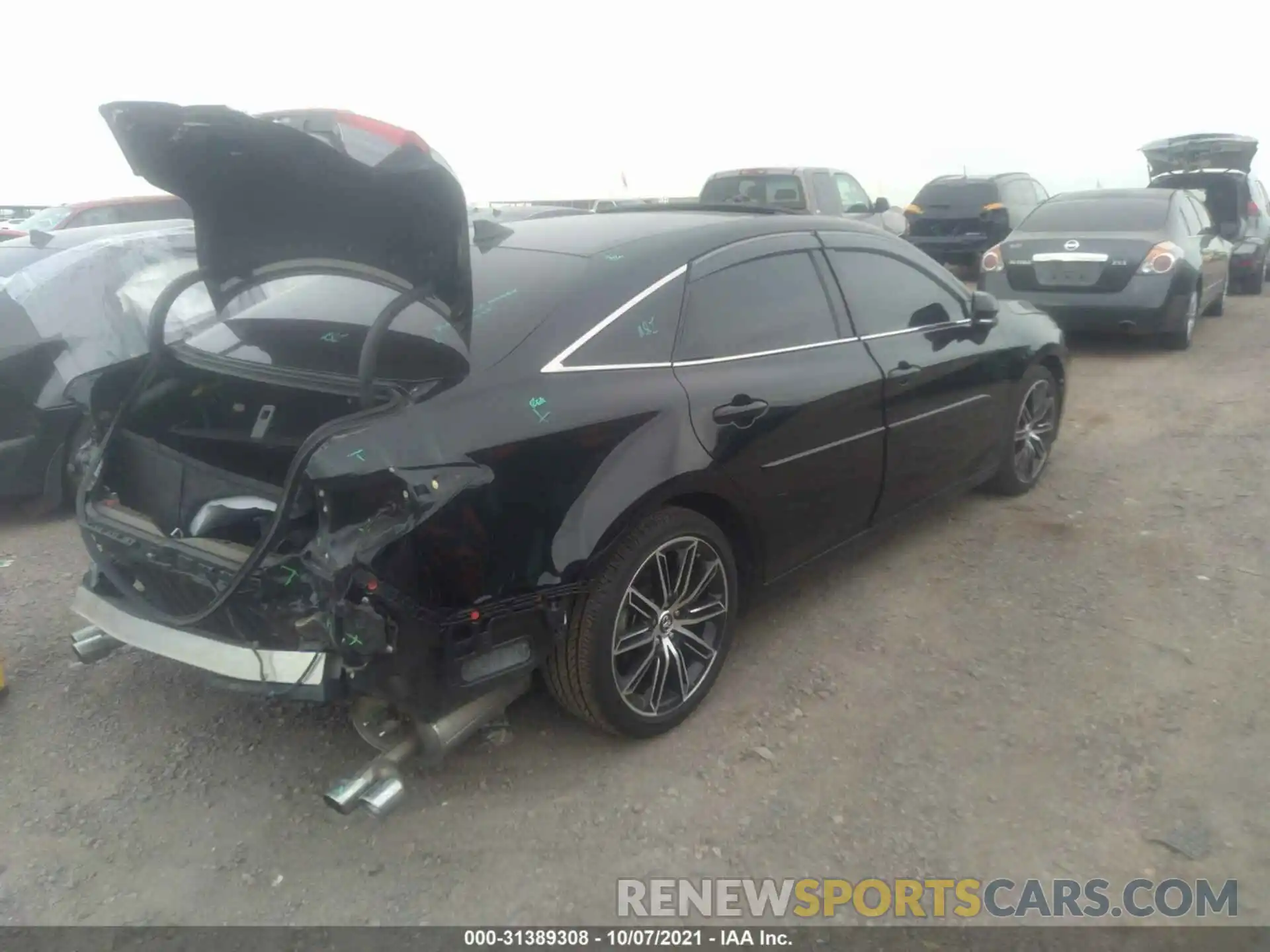 4 Photograph of a damaged car 4T1BZ1FBXKU014668 TOYOTA AVALON 2019