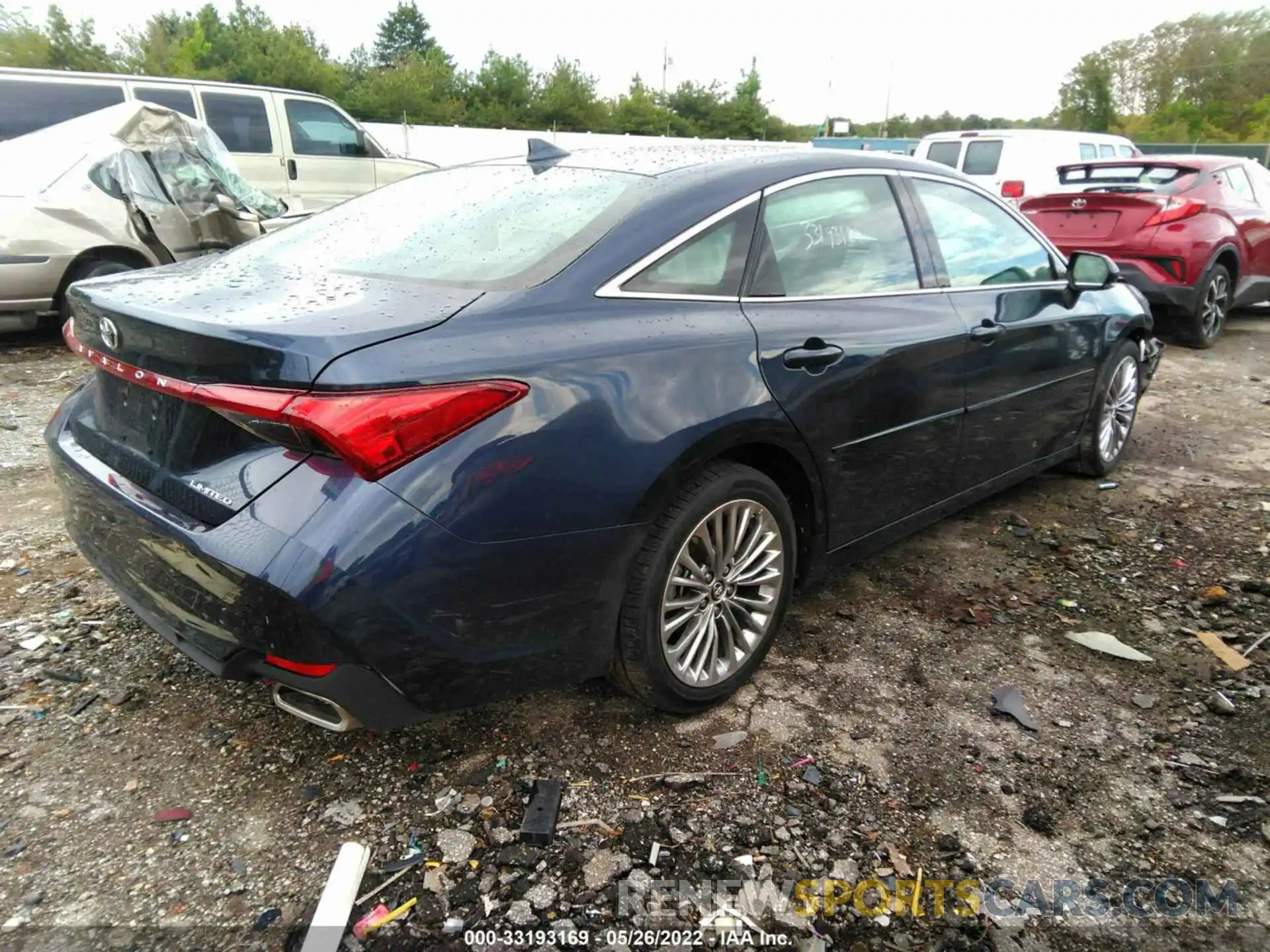 4 Фотография поврежденного автомобиля 4T1BZ1FBXKU018428 TOYOTA AVALON 2019