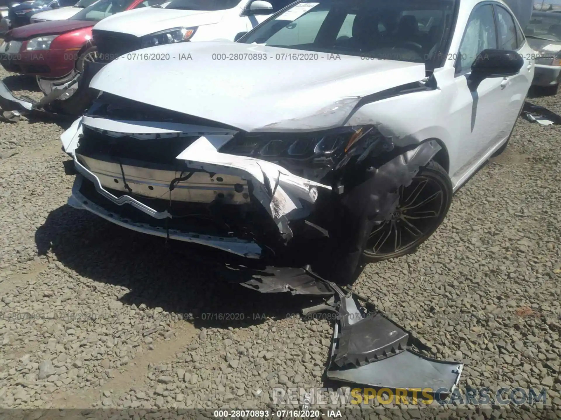 6 Photograph of a damaged car 4T1BZ1FBXKU022186 TOYOTA AVALON 2019