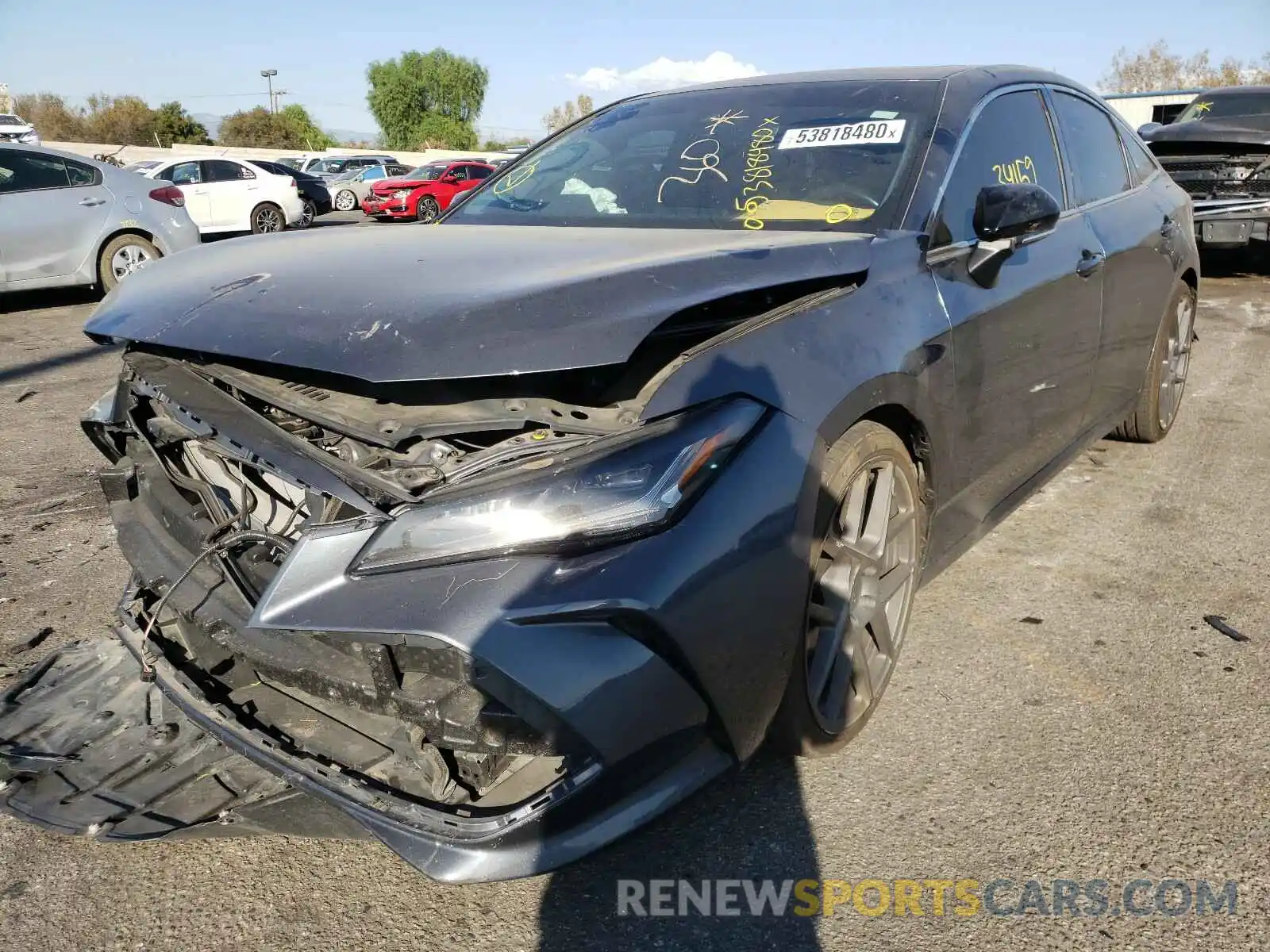 2 Photograph of a damaged car 4T1BZ1FBXKU023905 TOYOTA AVALON 2019