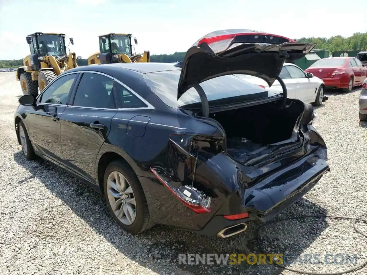 3 Фотография поврежденного автомобиля 4T1BZ1FBXKU030451 TOYOTA AVALON 2019