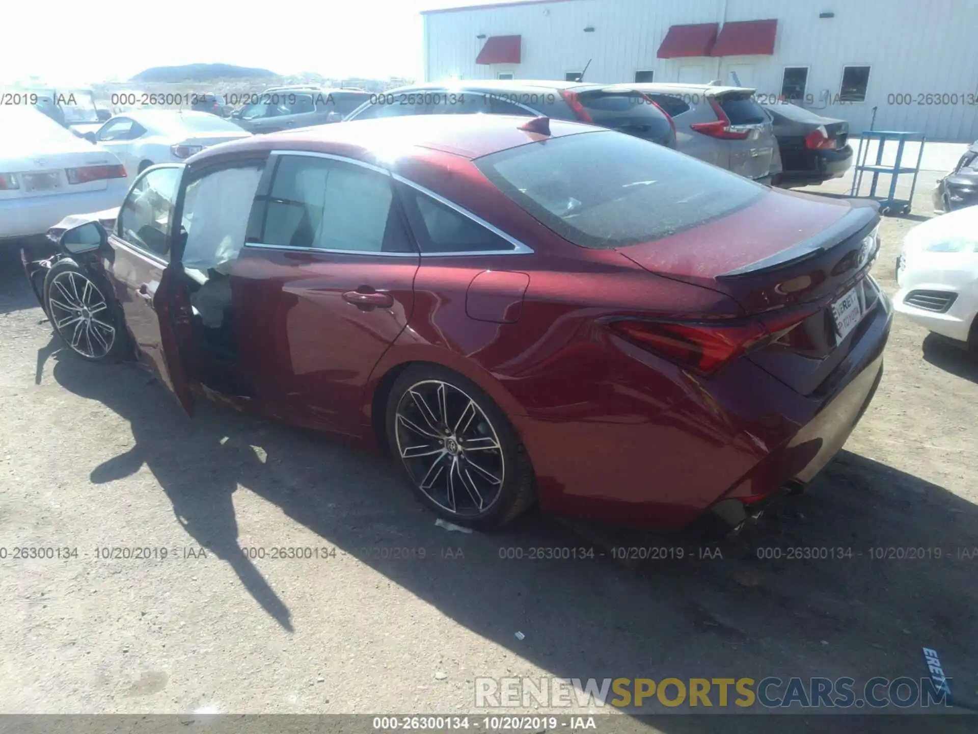 3 Photograph of a damaged car 4T1BZ1FBXKU031048 TOYOTA AVALON 2019