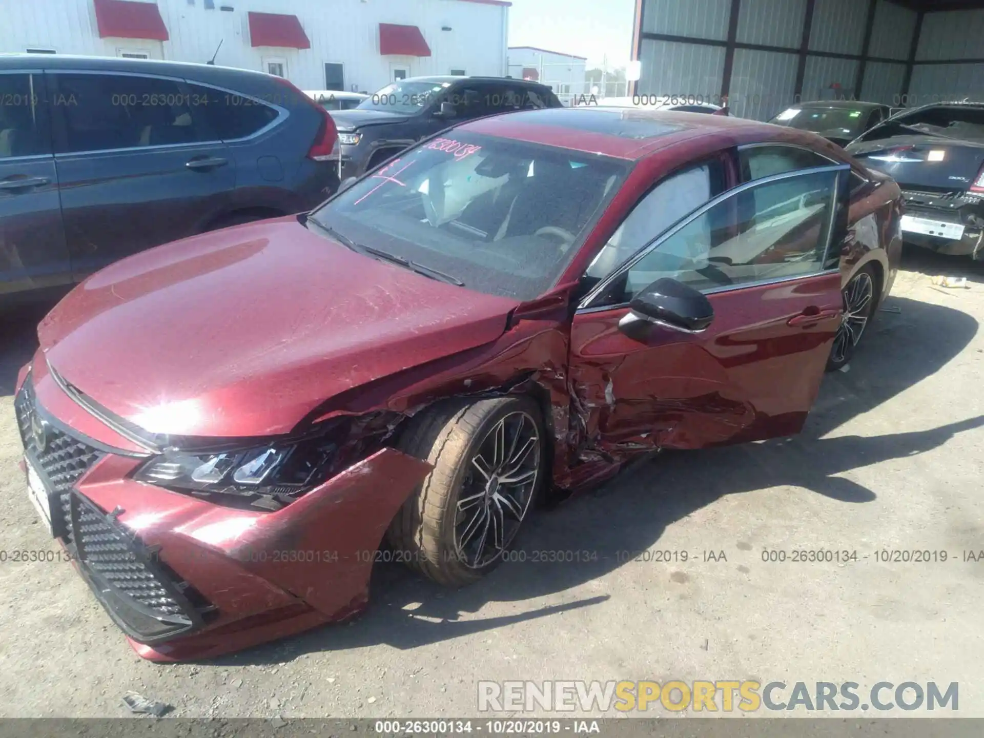 6 Photograph of a damaged car 4T1BZ1FBXKU031048 TOYOTA AVALON 2019