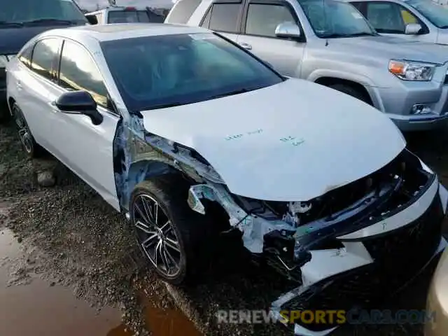 1 Photograph of a damaged car 4T1BZ1FBXKU032295 TOYOTA AVALON 2019