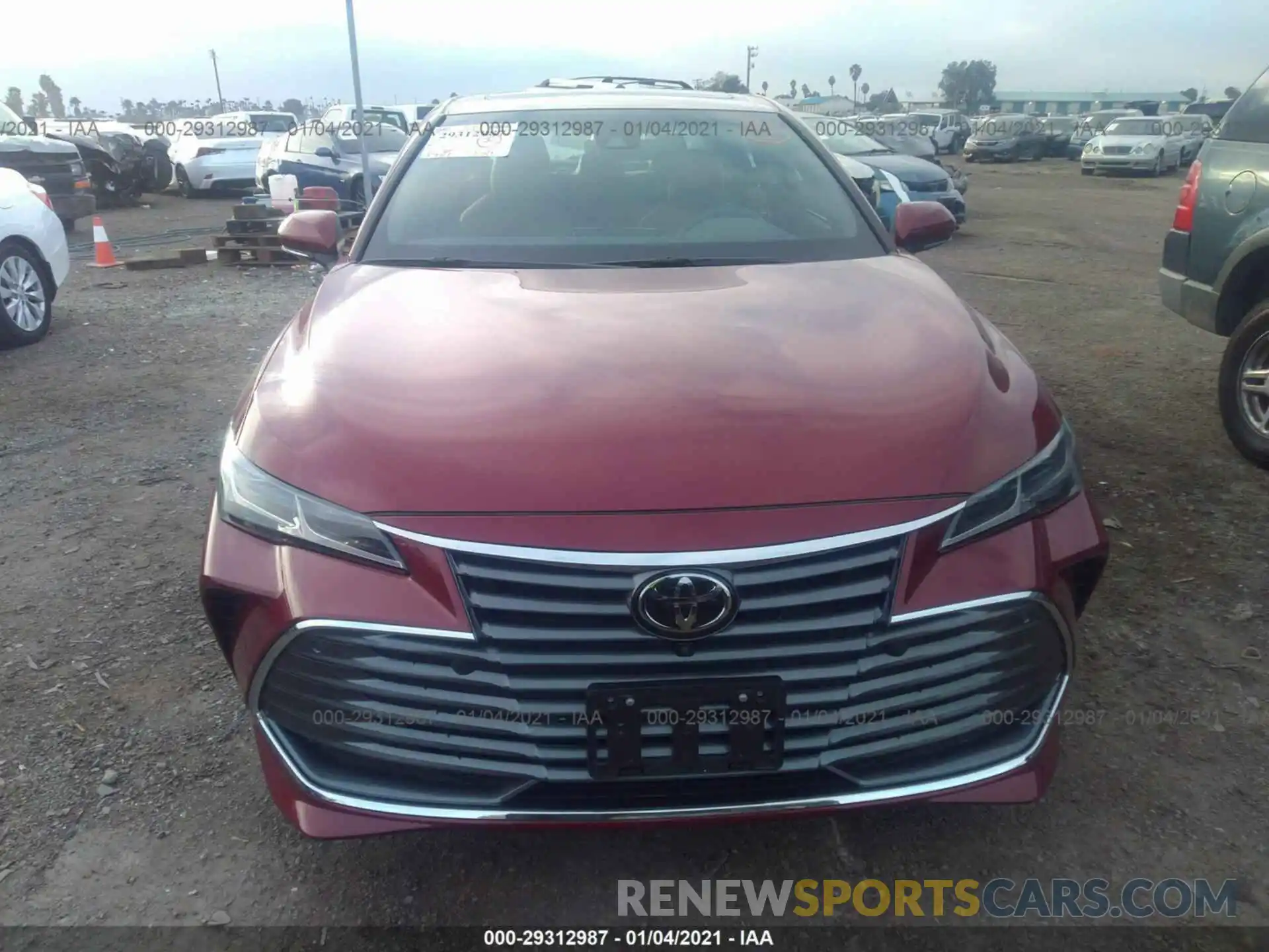 6 Photograph of a damaged car 4T1BZ1FBXKU035584 TOYOTA AVALON 2019