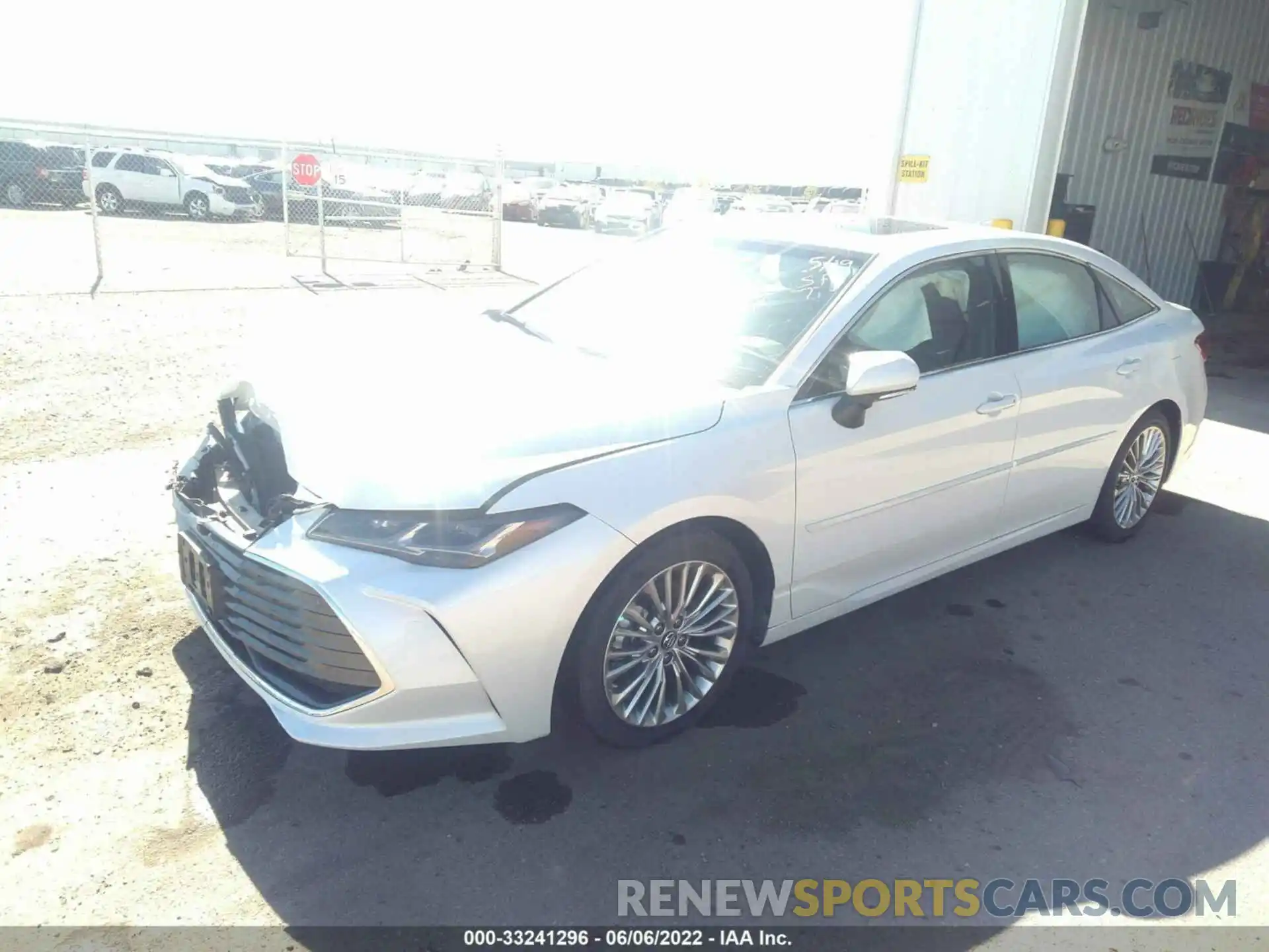 2 Photograph of a damaged car 4T1BZ1FBXKU036721 TOYOTA AVALON 2019