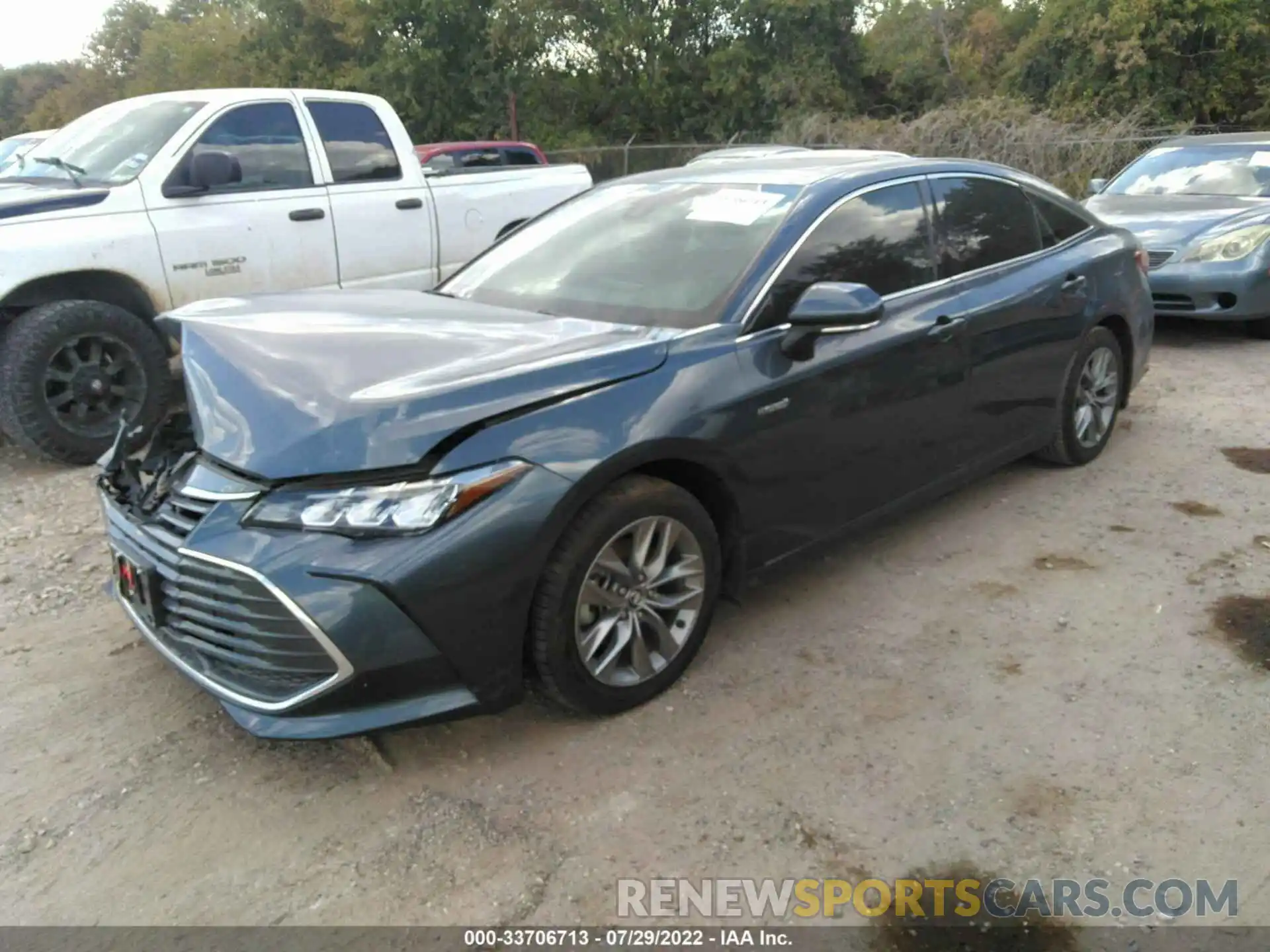 2 Photograph of a damaged car 4T1A21FB0LU014941 TOYOTA AVALON 2020