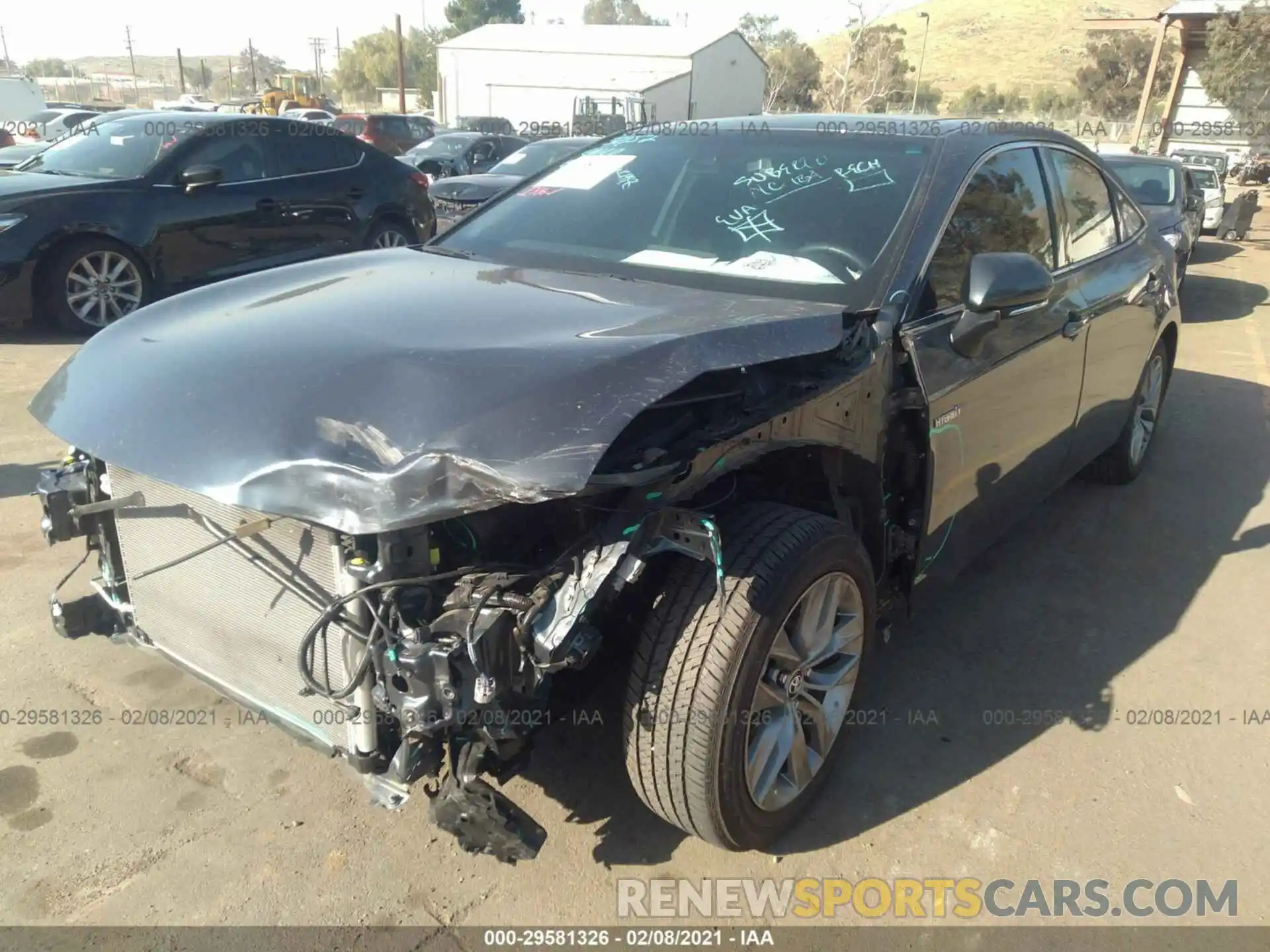 2 Photograph of a damaged car 4T1A21FB2LU013905 TOYOTA AVALON 2020