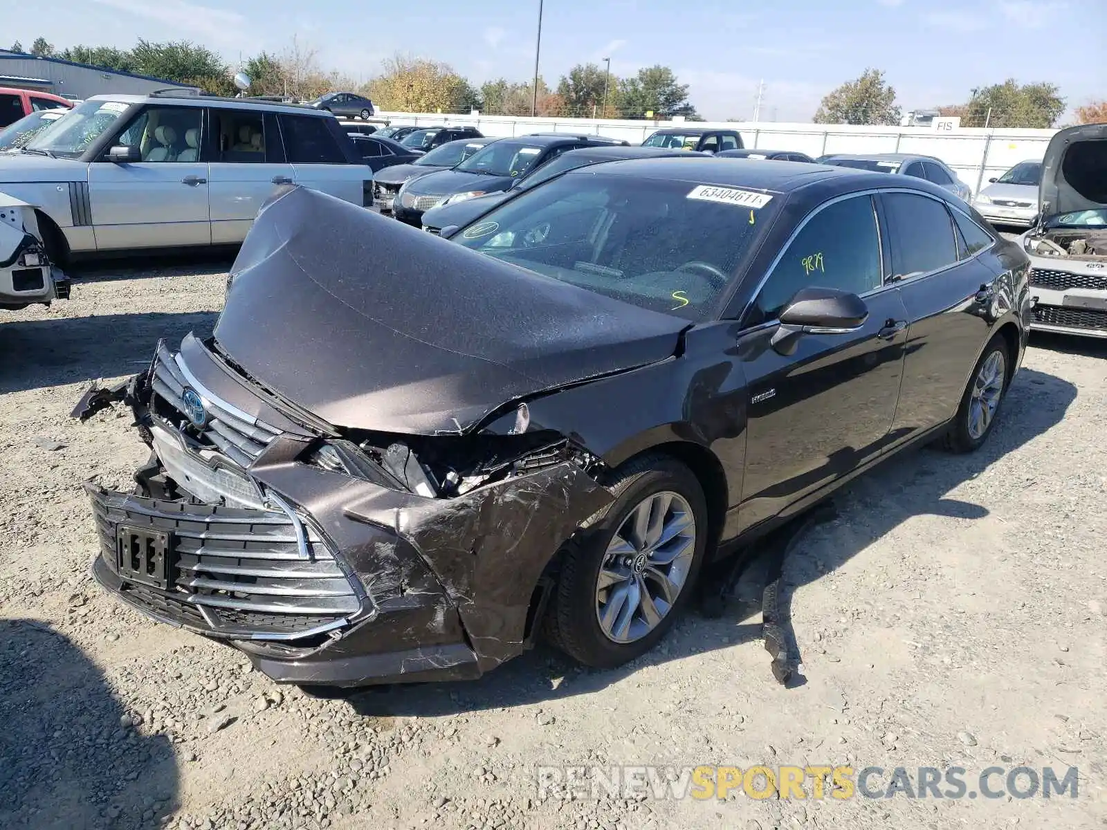 2 Photograph of a damaged car 4T1A21FB3LU016912 TOYOTA AVALON 2020