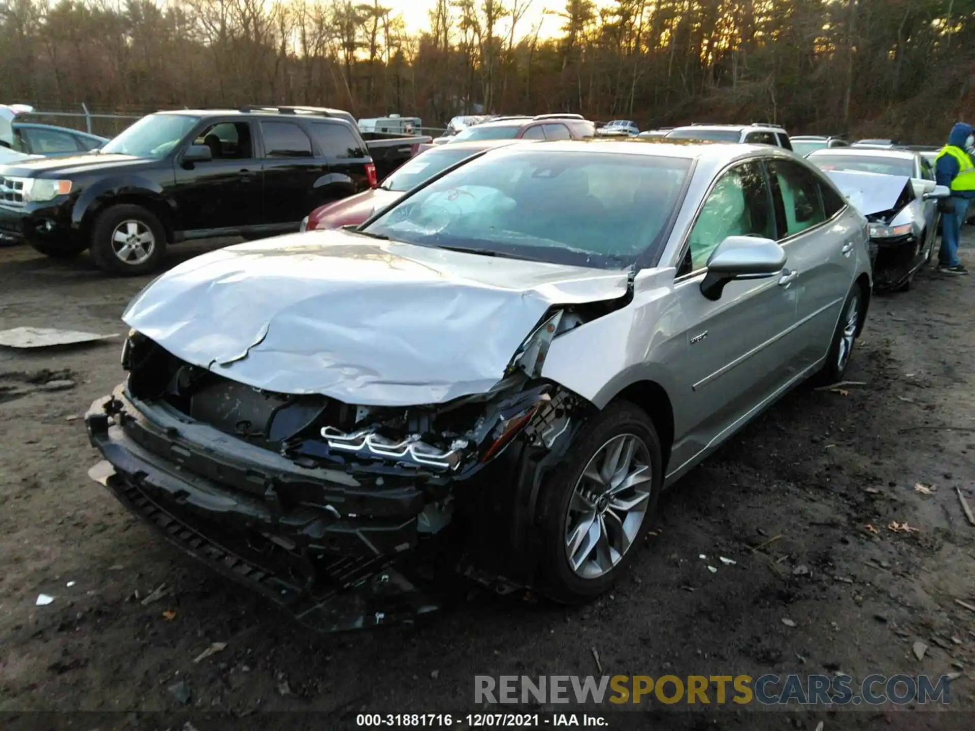 2 Photograph of a damaged car 4T1A21FB5LU019052 TOYOTA AVALON 2020