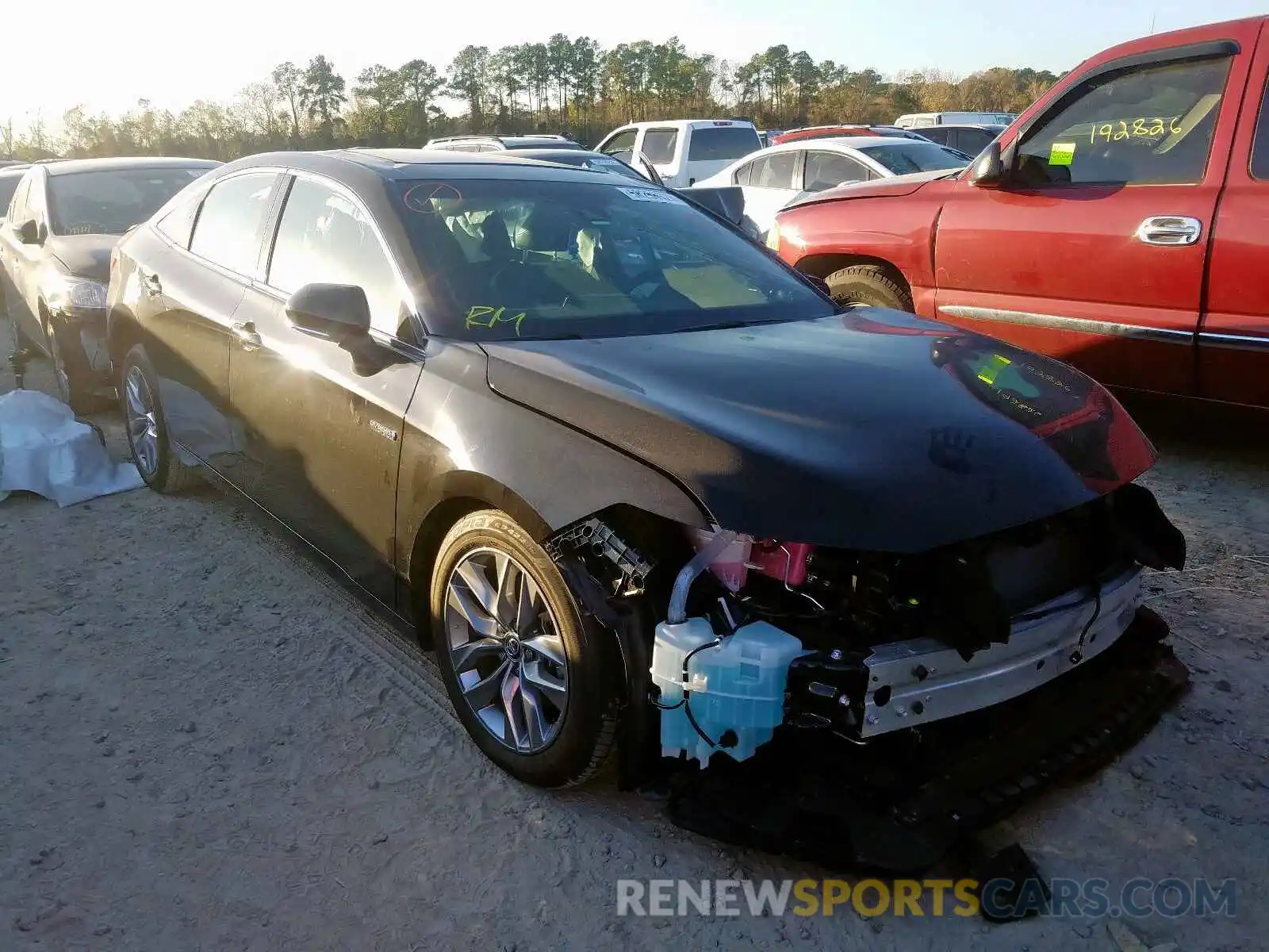 1 Photograph of a damaged car 4T1A21FB8LU012595 TOYOTA AVALON 2020