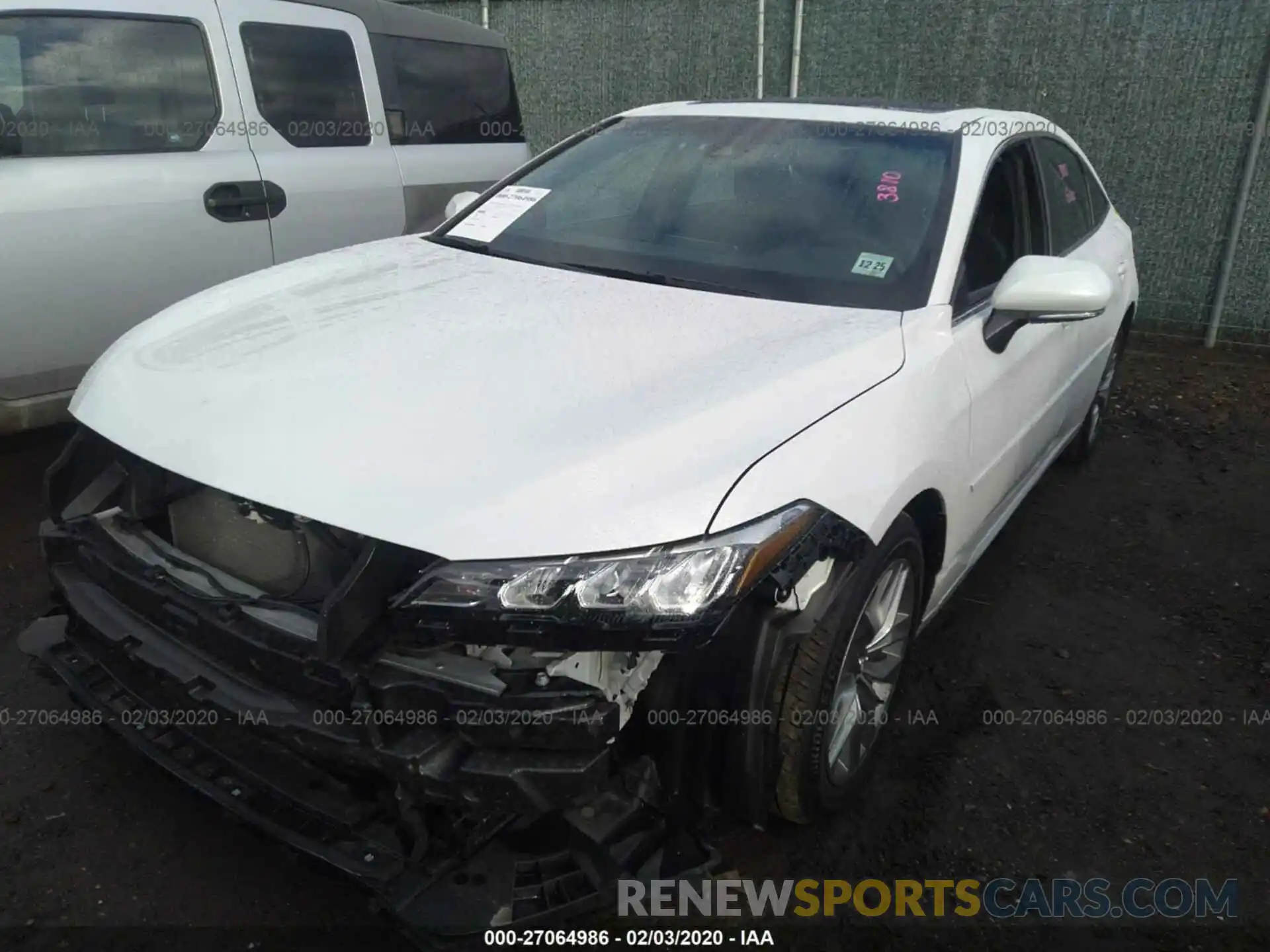 2 Photograph of a damaged car 4T1AZ1FB1LU038578 TOYOTA AVALON 2020