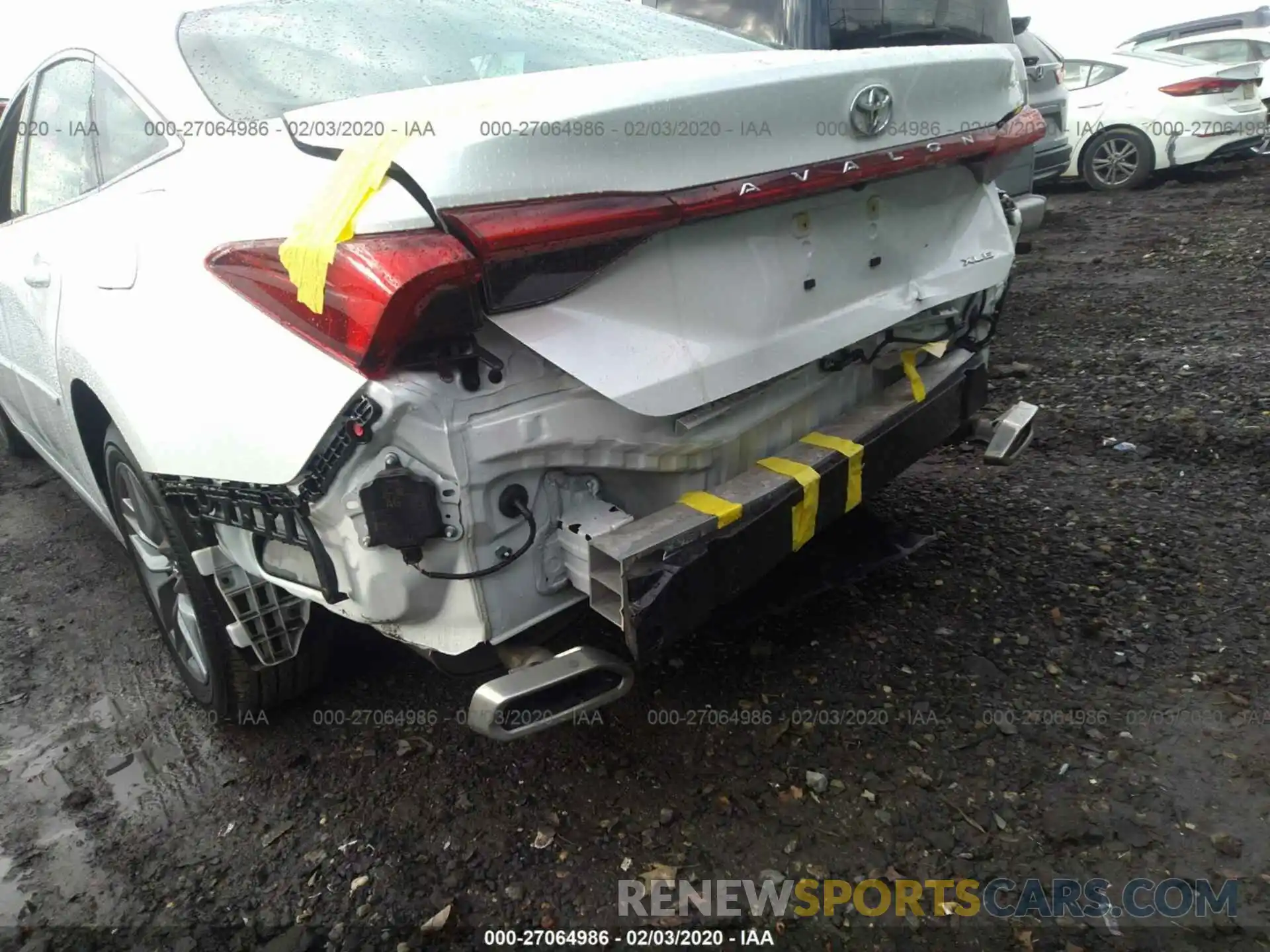 6 Photograph of a damaged car 4T1AZ1FB1LU038578 TOYOTA AVALON 2020