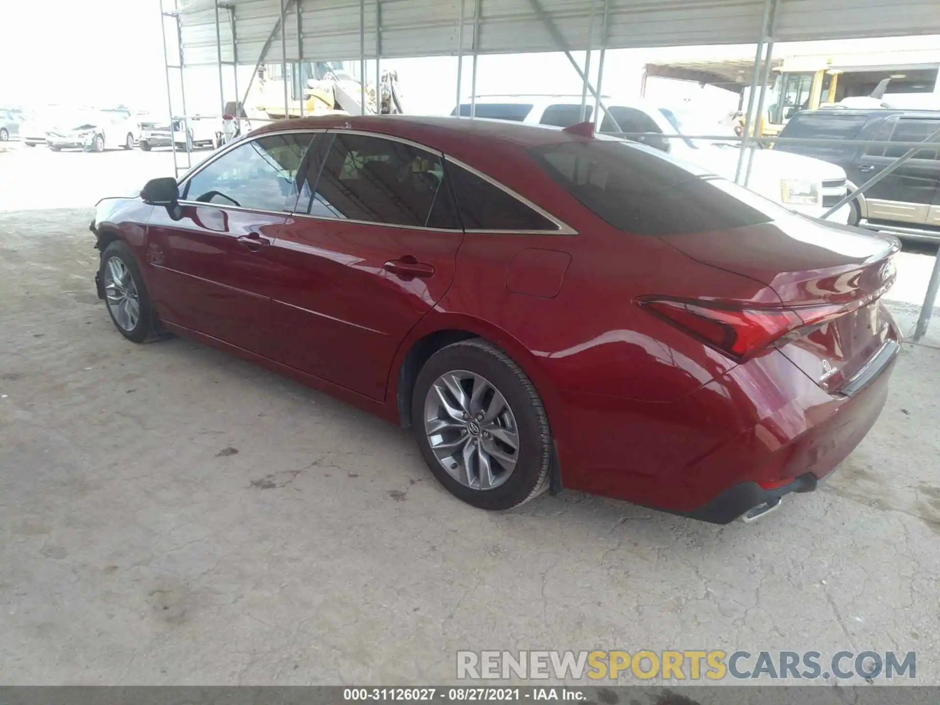 3 Photograph of a damaged car 4T1AZ1FB2LU045541 TOYOTA AVALON 2020