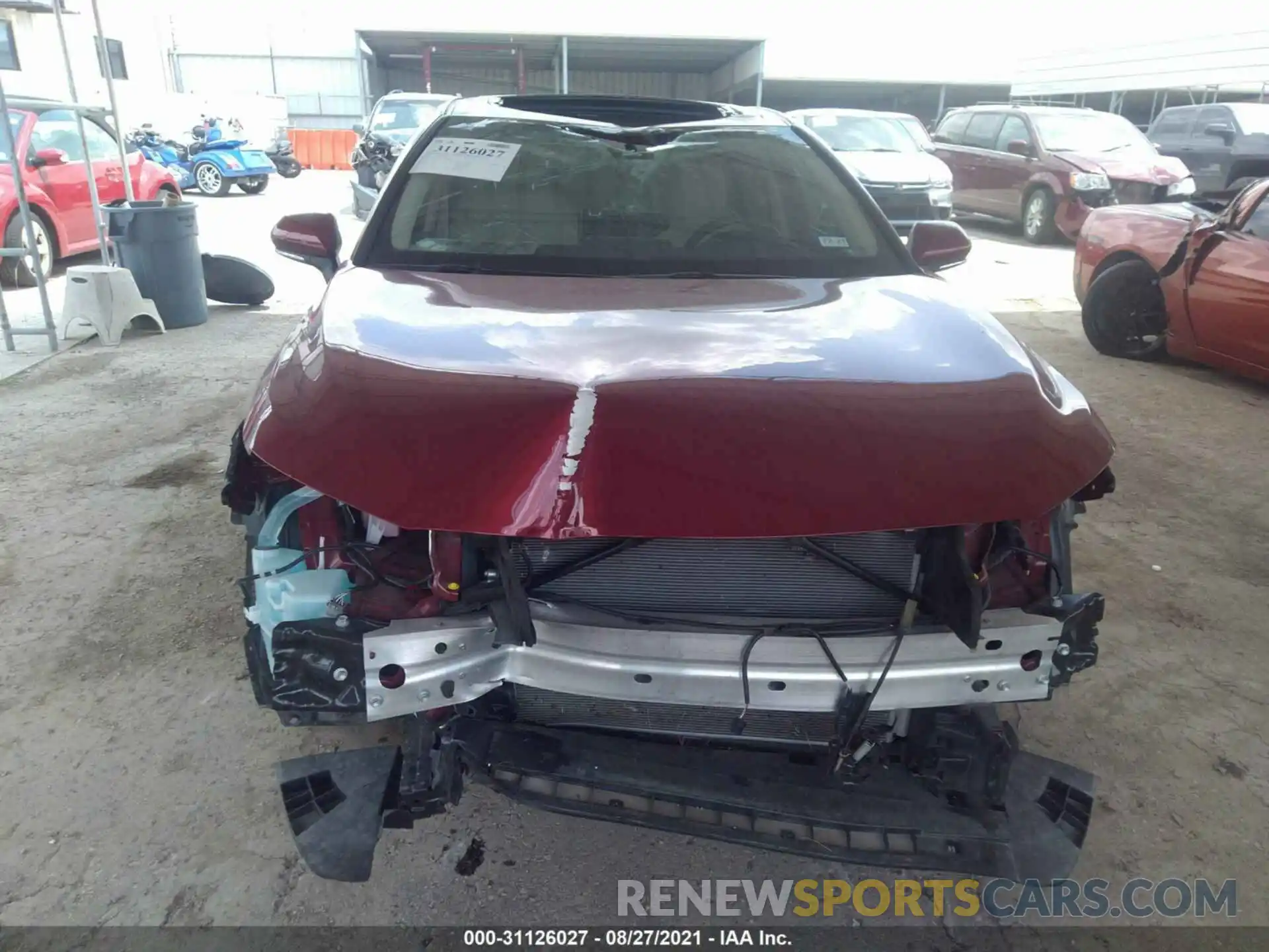 6 Photograph of a damaged car 4T1AZ1FB2LU045541 TOYOTA AVALON 2020