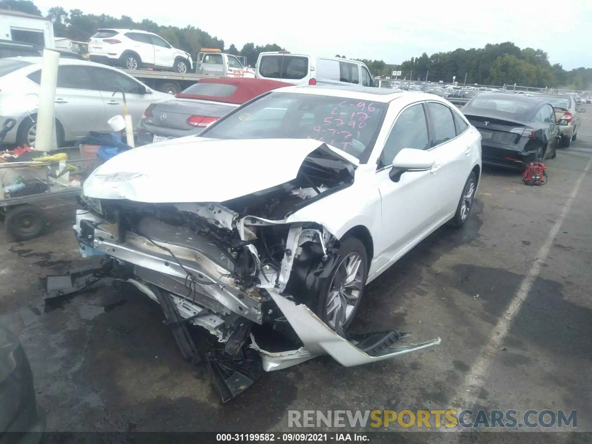 2 Photograph of a damaged car 4T1AZ1FB3LU045290 TOYOTA AVALON 2020