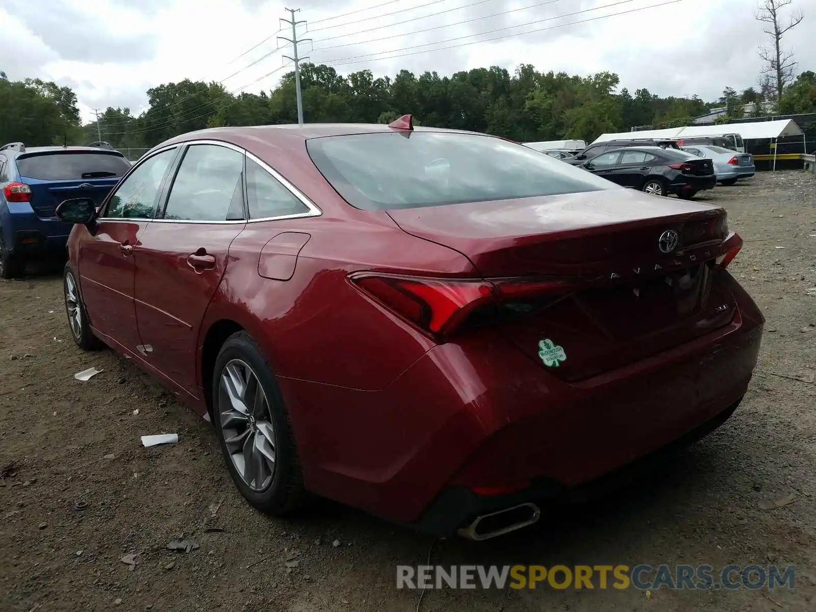 3 Photograph of a damaged car 4T1AZ1FB3LU047184 TOYOTA AVALON 2020